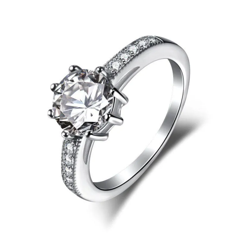 Sterling Silver Allora Ring sold by Luxe Emporium
