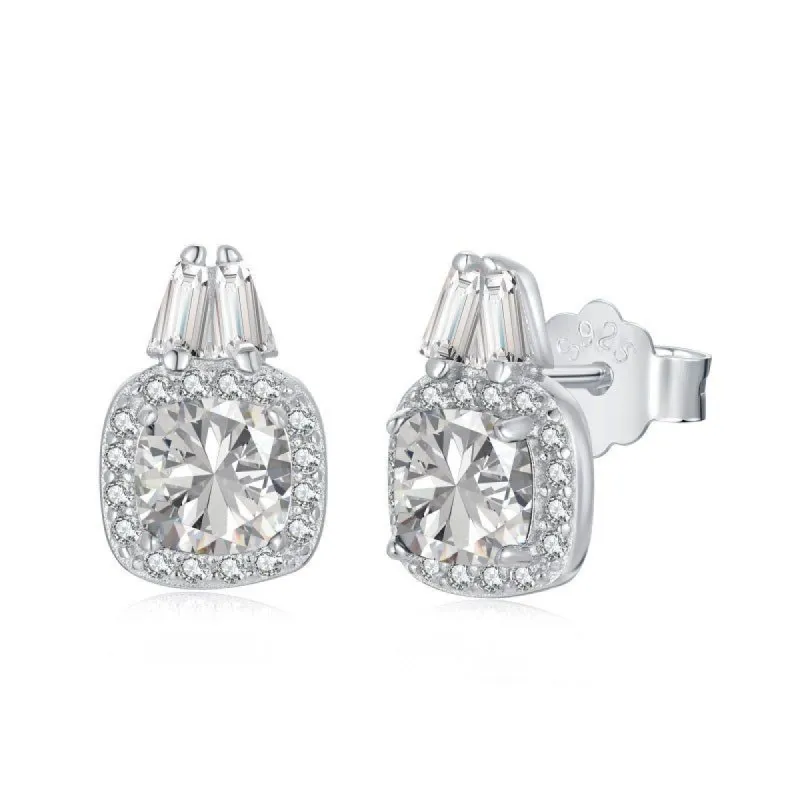 Sterling Silver Ova Earrings sold by Luxe Emporium