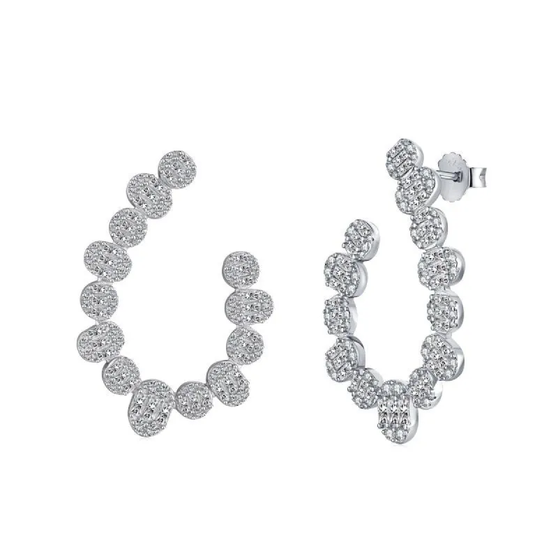Sterling Silver Angelina Earrings sold by Luxe Emporium