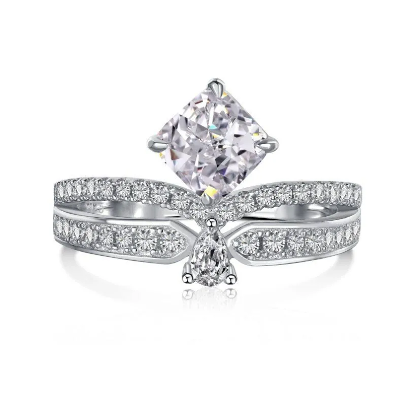 Sterling Silver Lyra Ring sold by Luxe Emporium