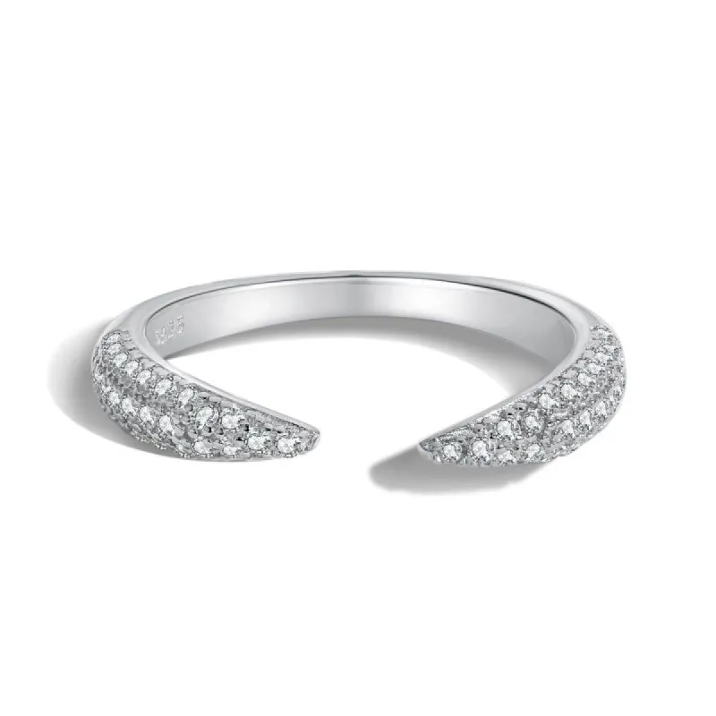 Sterling Silver Adjustable Nathalia Ring sold by Luxe Emporium
