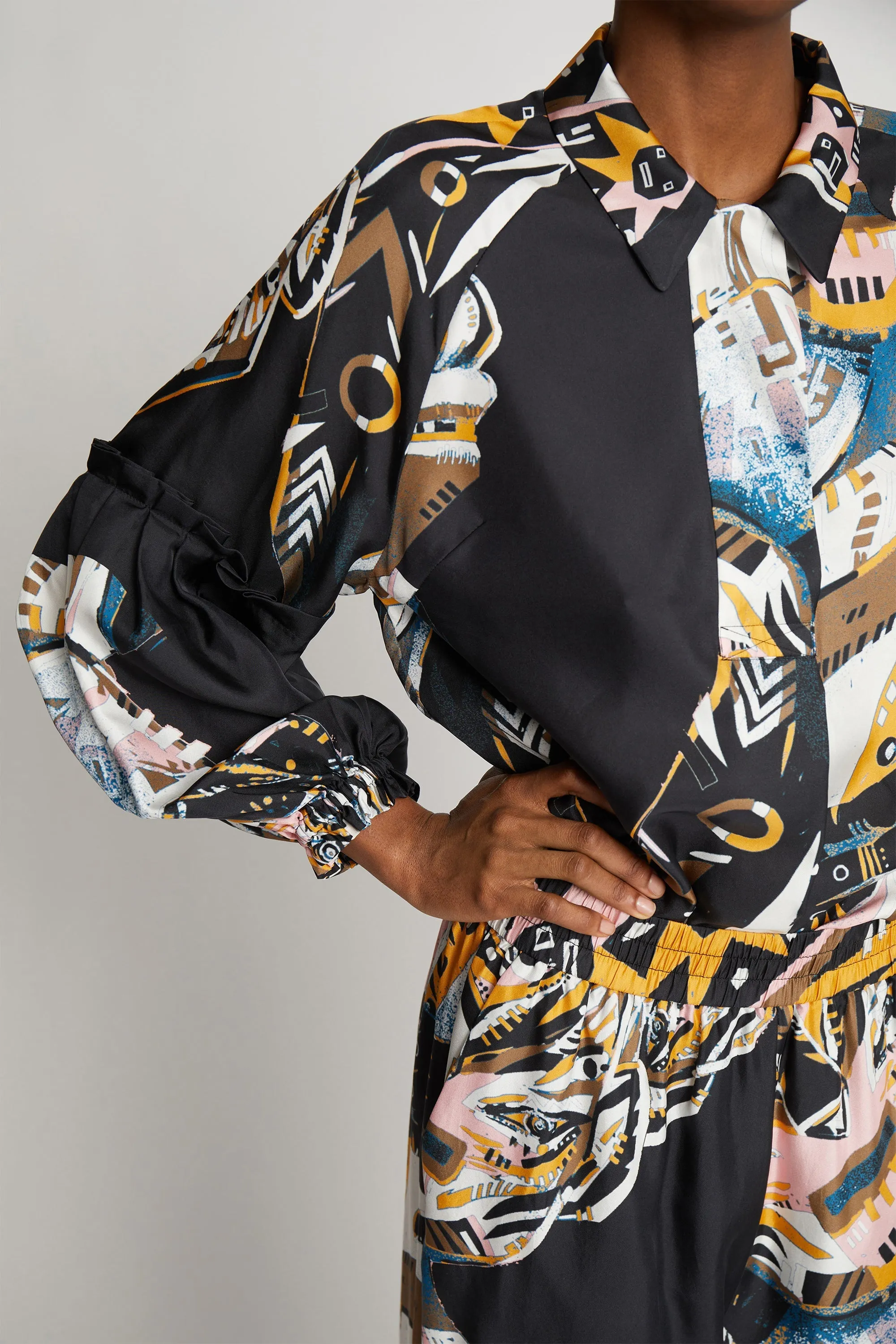 JELIMA SILK - BLACK sold by Munthe product image thumbnail 2