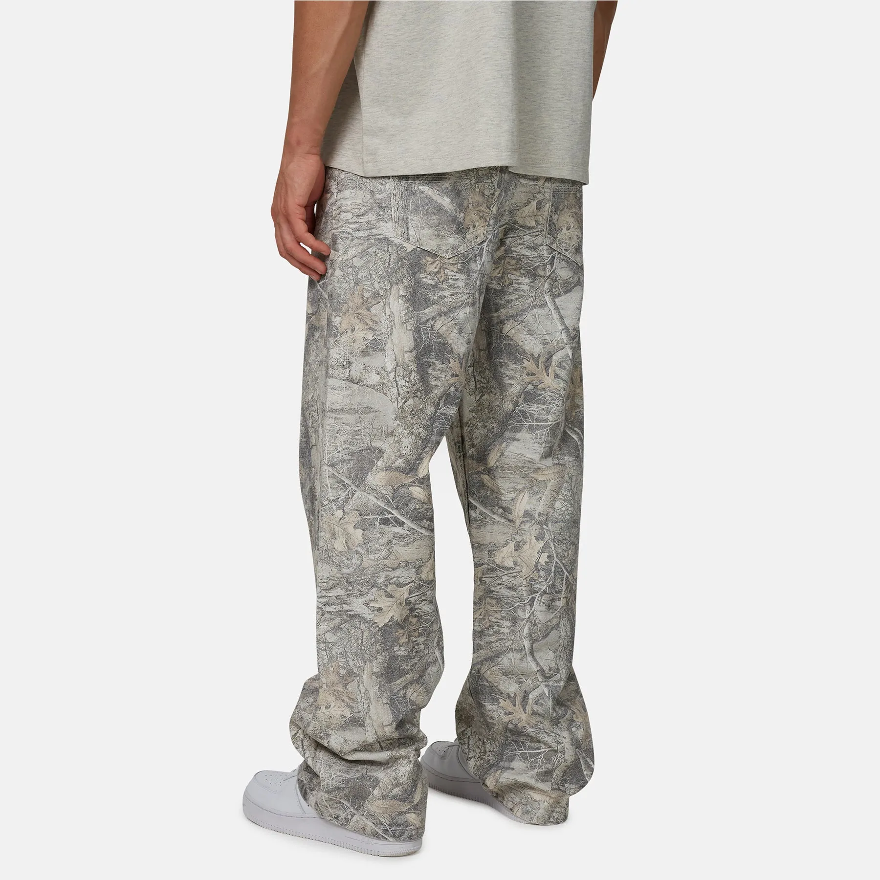 Woodland Camo Cream Denim Jeans sold by Good for Nothing product image thumbnail 4