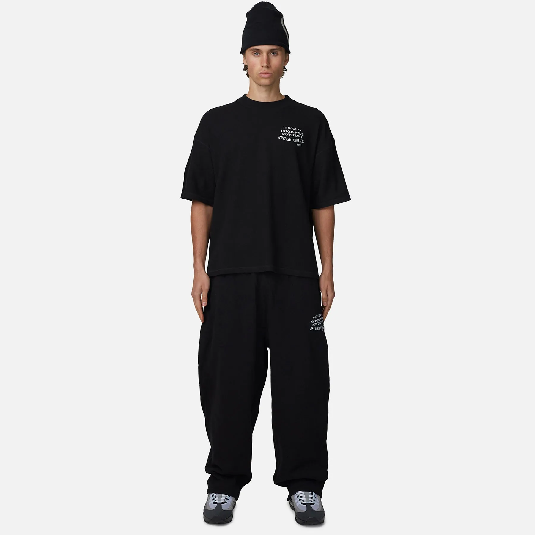 Icarus Black Sweatpants sold by Good for Nothing product image thumbnail 3