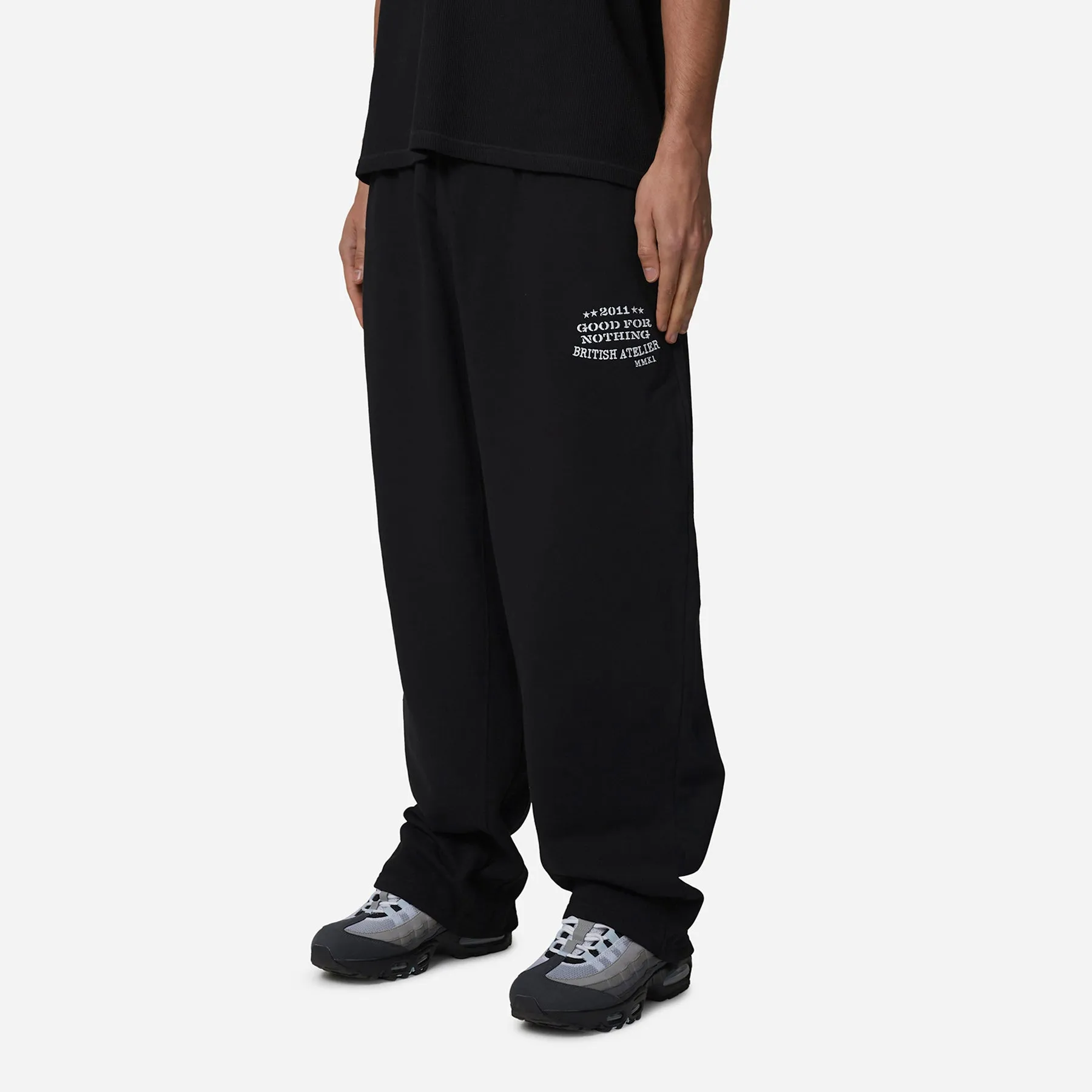 Icarus Black Sweatpants sold by Good for Nothing product image thumbnail 2