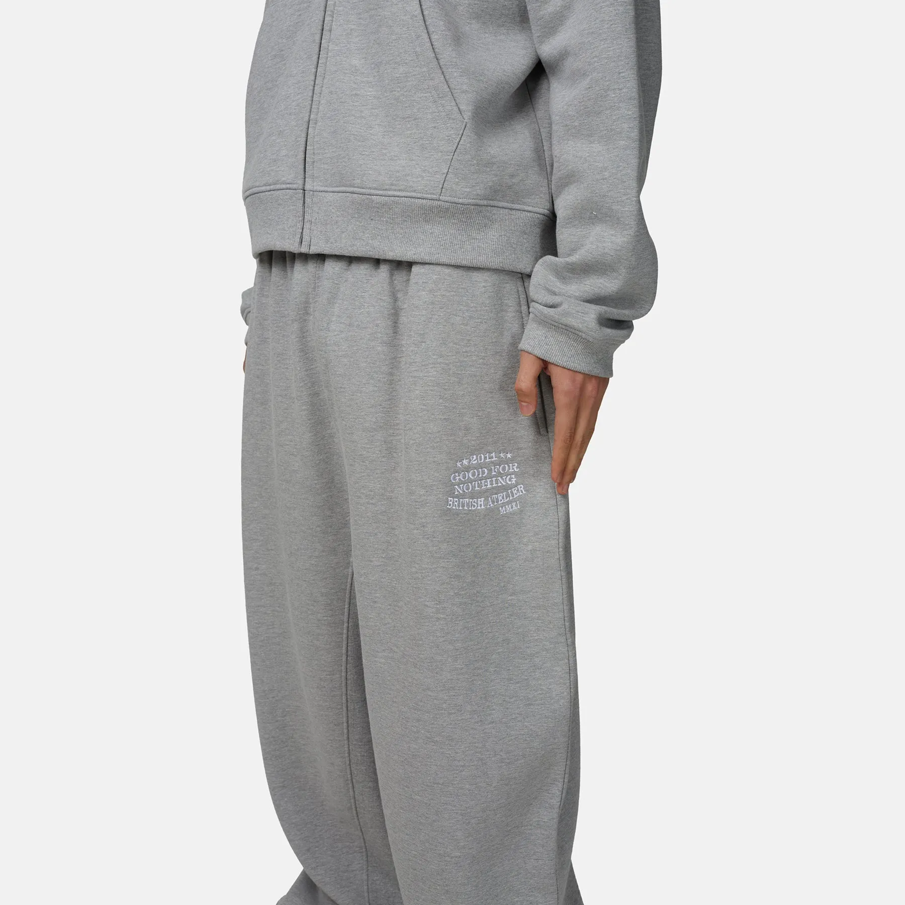 Icarus Grey Marl Sweatpants sold by Good For Nothing Clothing product image thumbnail 4