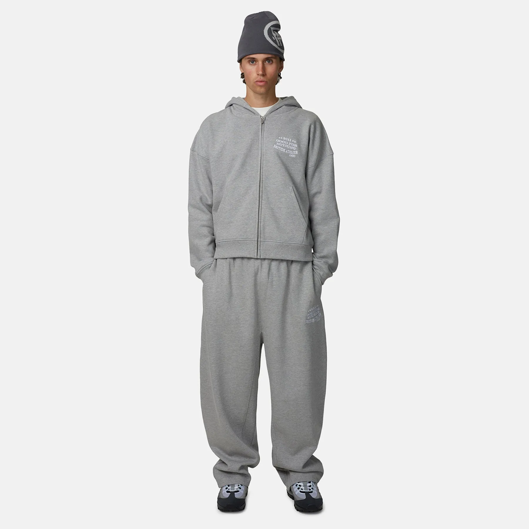 Icarus Grey Marl Sweatpants sold by Good For Nothing Clothing product image thumbnail 3