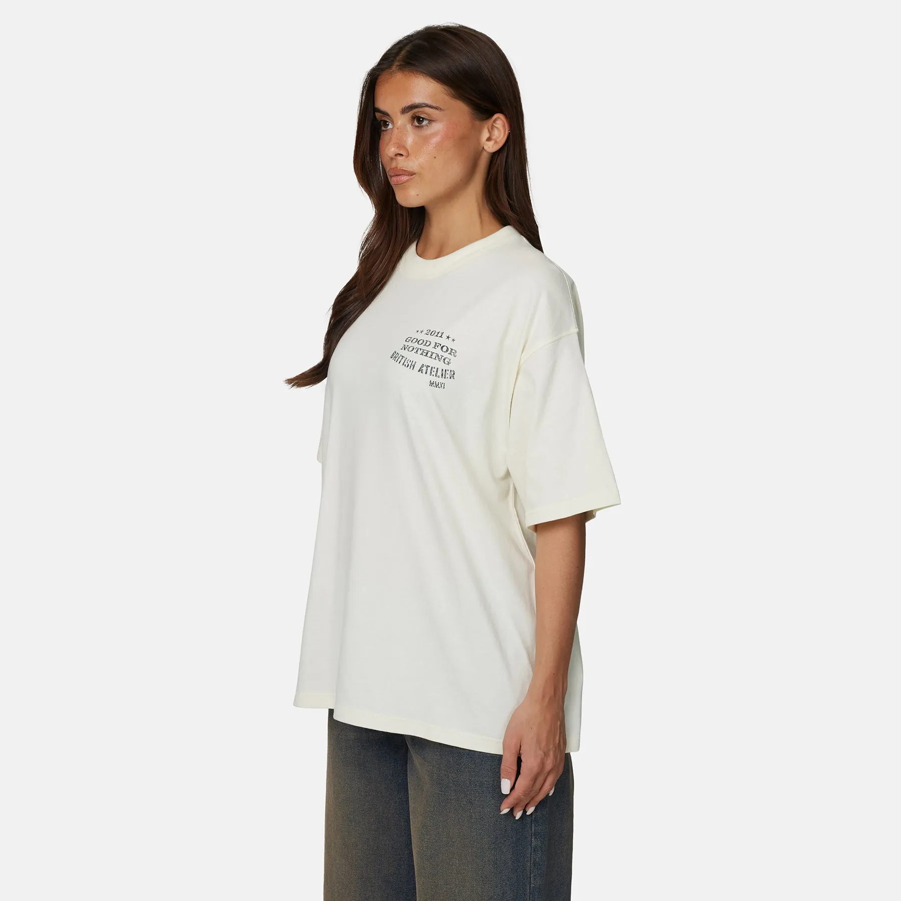Icarus Oversized Off White T-shirt sold by Good for Nothing product image thumbnail 3