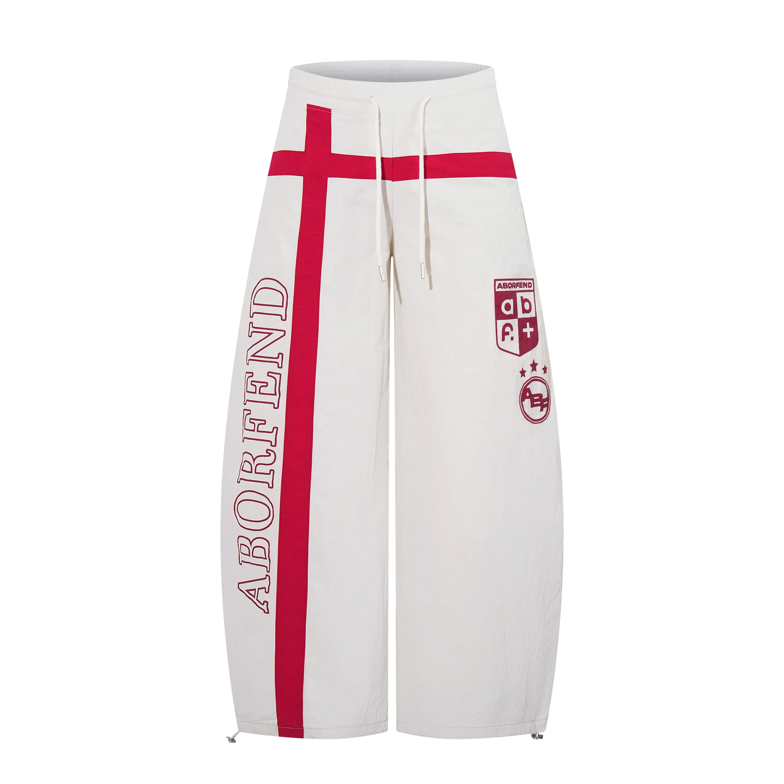 Omirad Cross Graphic Wide-Leg Track Pants sold by Omirad product image thumbnail 2