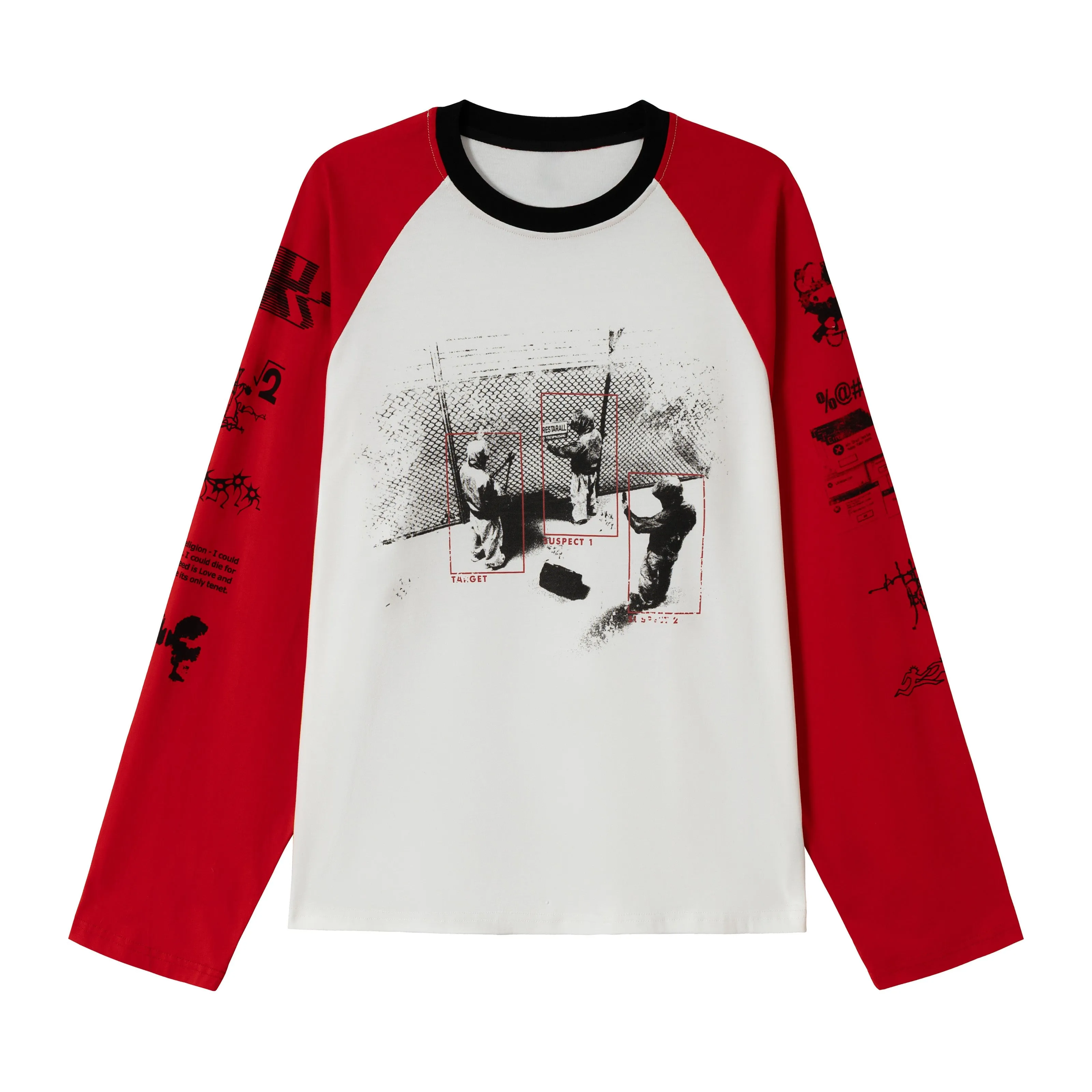 Omirad Graphic Raglan Long-Sleeve T-Shirt sold by Omirad product image thumbnail 2