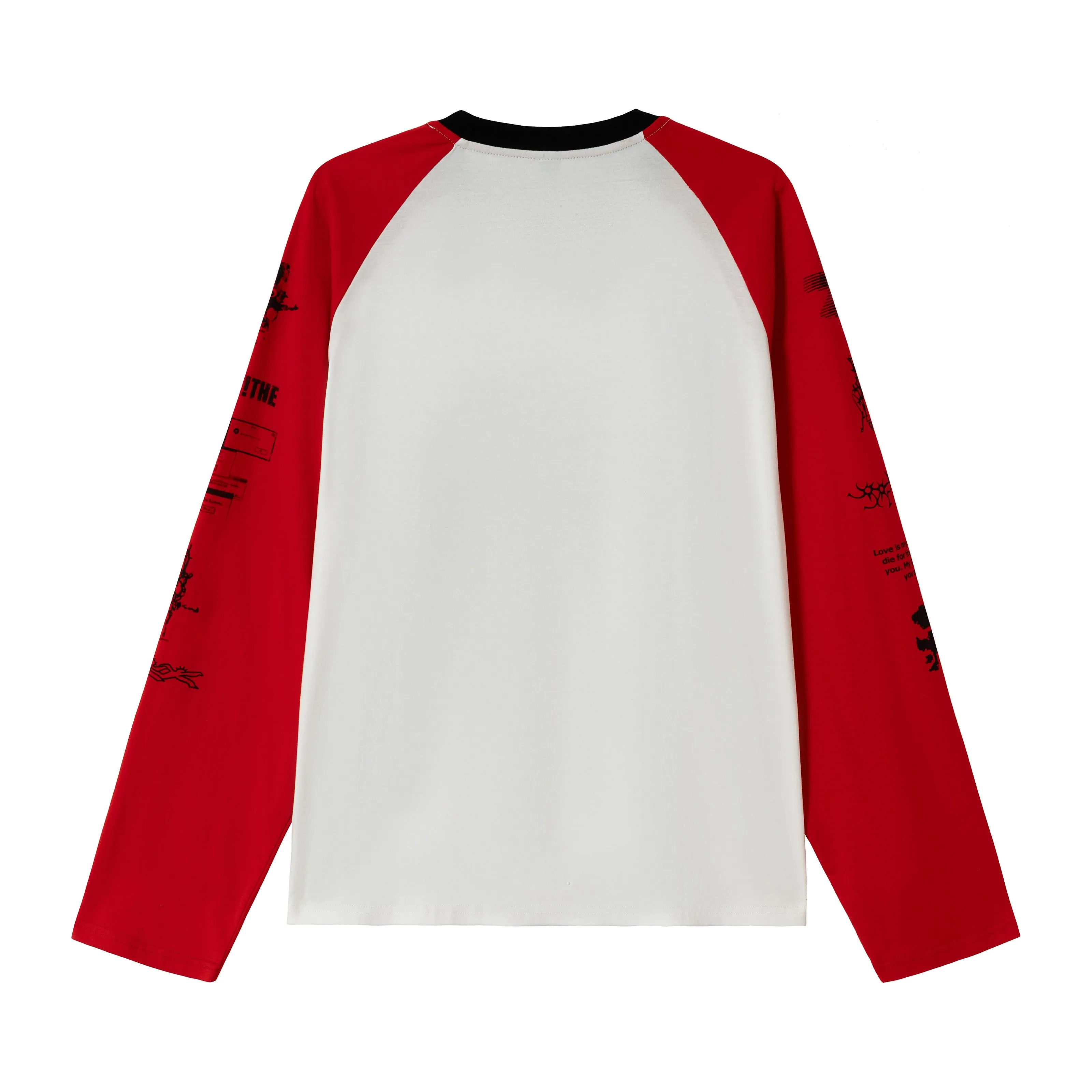 Omirad Graphic Raglan Long-Sleeve T-Shirt sold by Omirad product image thumbnail 3