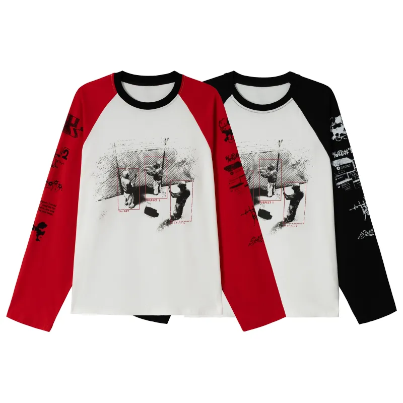 Omirad Graphic Raglan Long-Sleeve T-Shirt made by Omirad