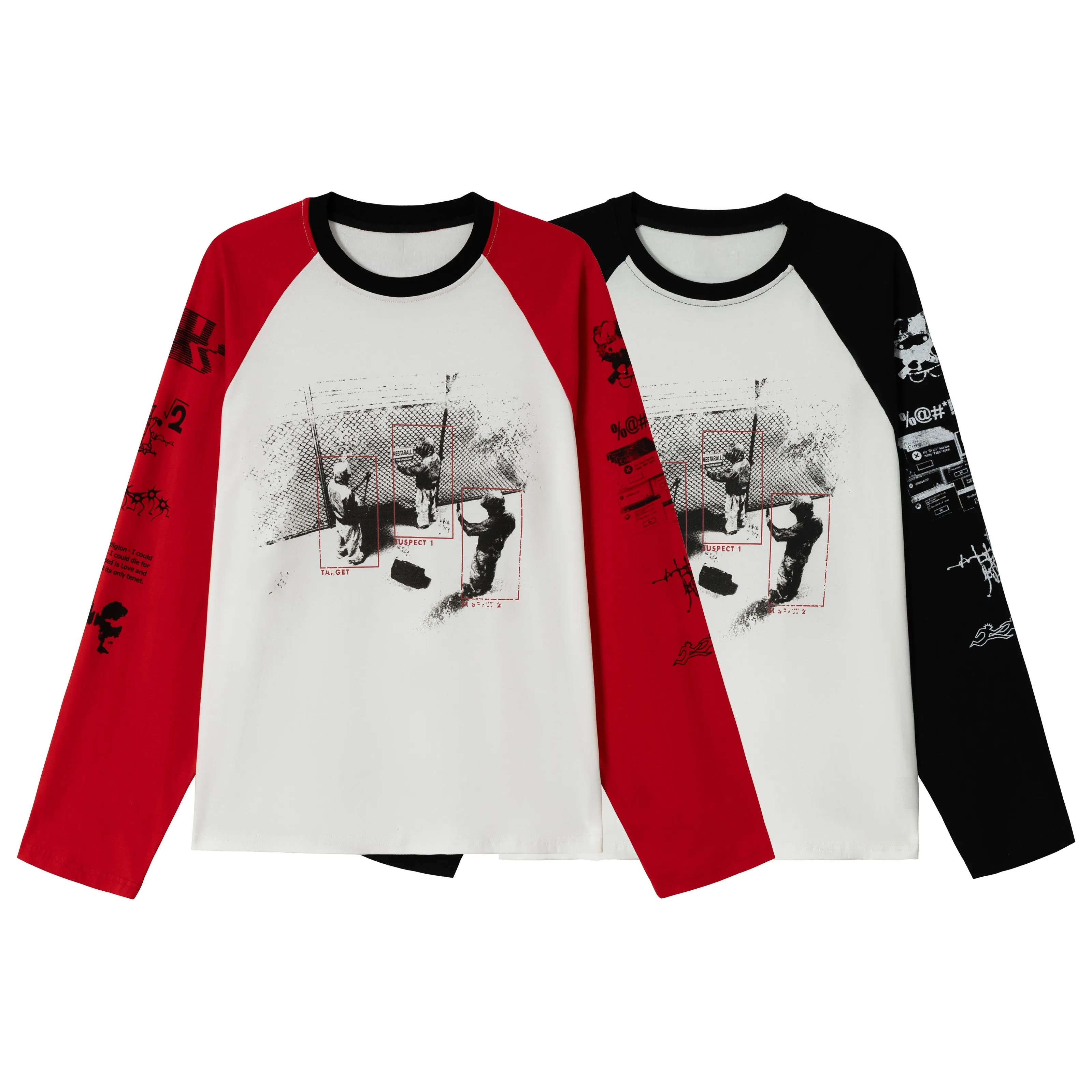 Omirad Graphic Raglan Long-Sleeve T-Shirt sold by Omirad