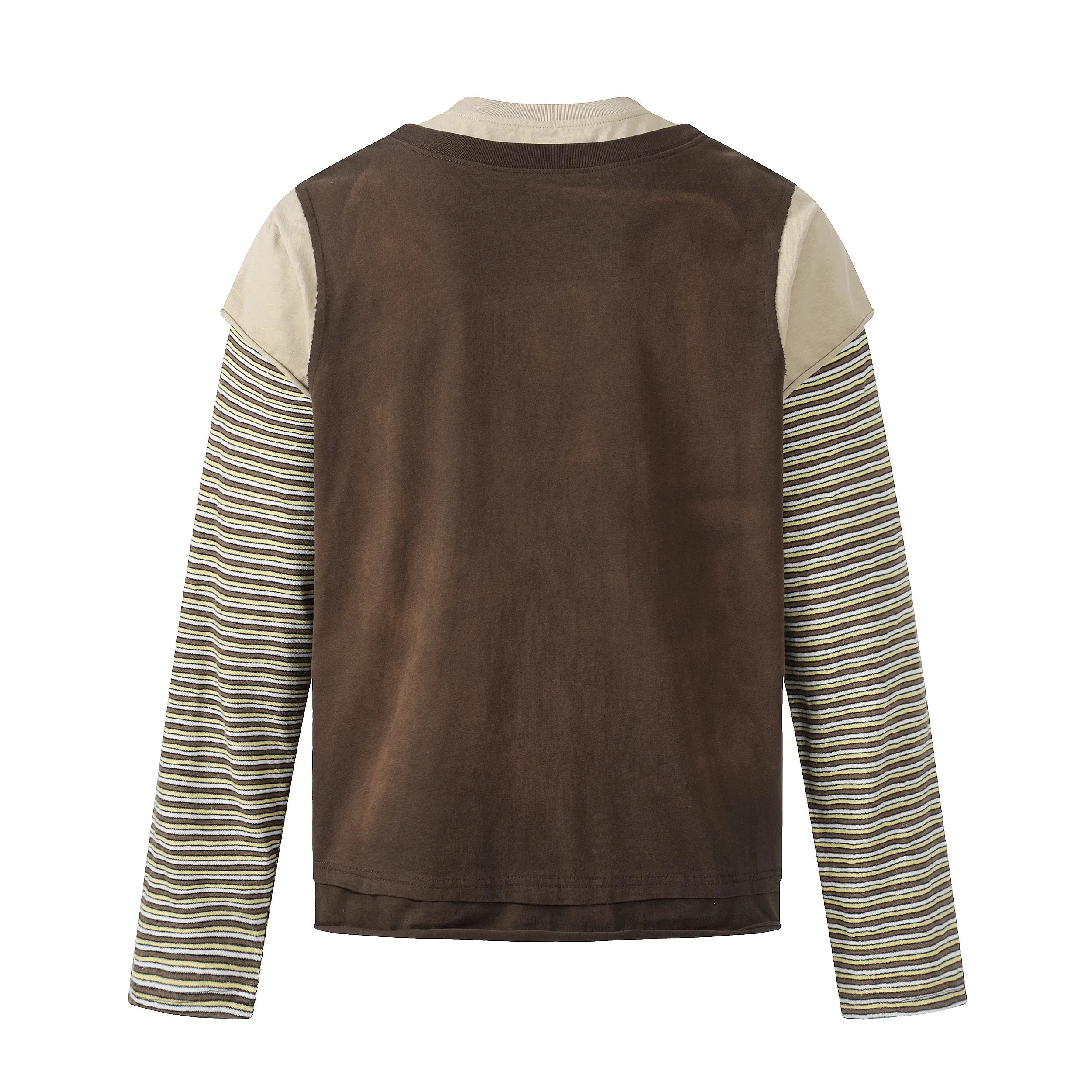Omirad Layered Long Sleeve Graphic T-Shirt sold by Omirad product image thumbnail 3
