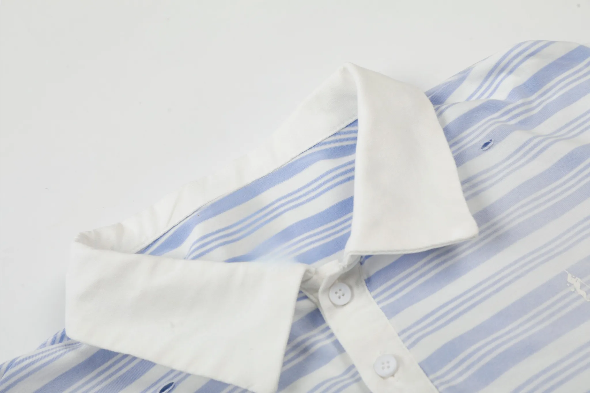 Omirad Striped Long Sleeve Polo Shirt sold by Omirad product image thumbnail 5