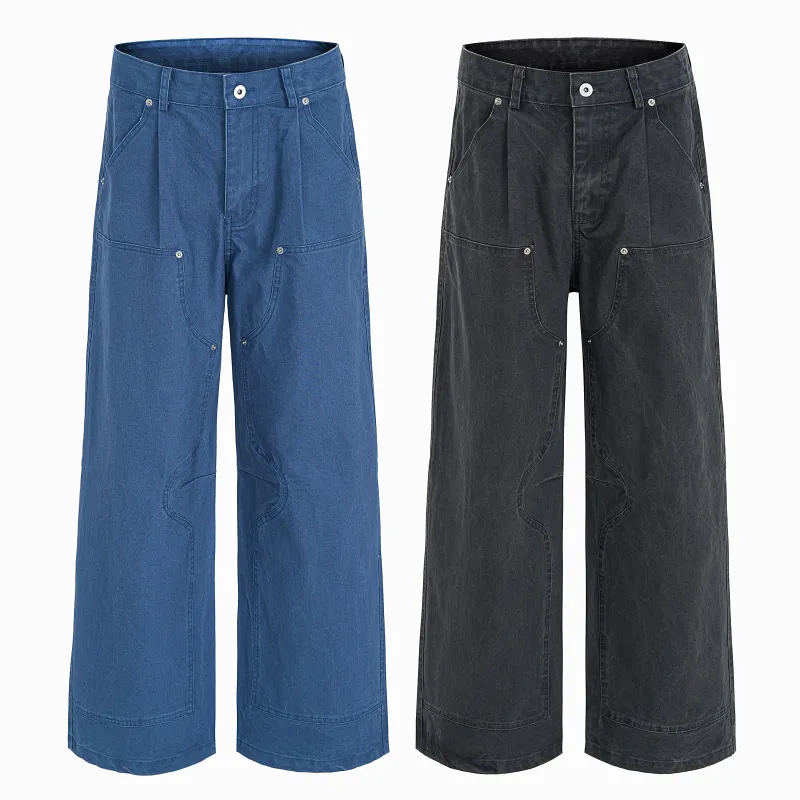 Omirad Utility Panel Wide-Leg Pants made by Omirad