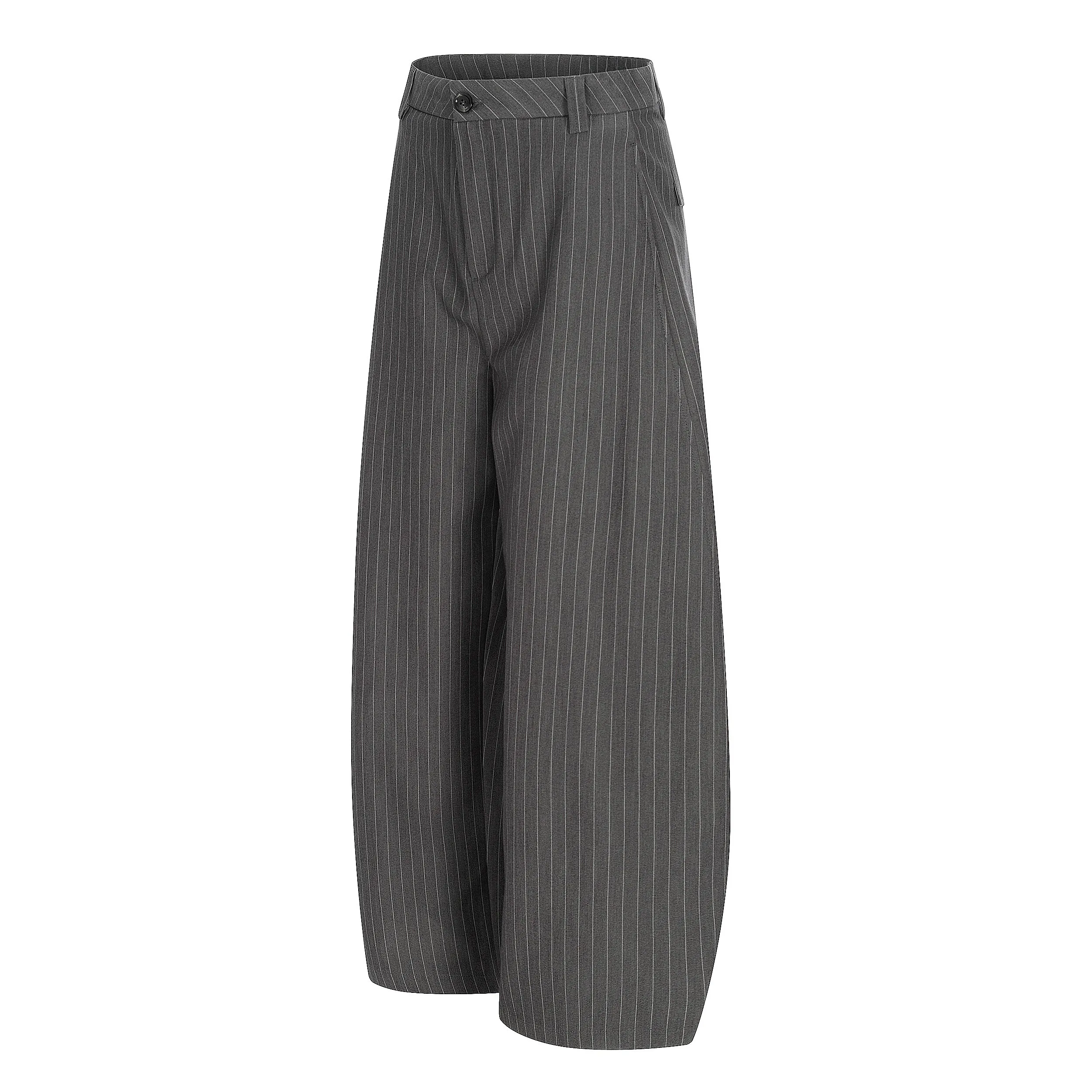 Omirad Pinstripe Wide-Leg Trousers sold by Omirad product image thumbnail 3