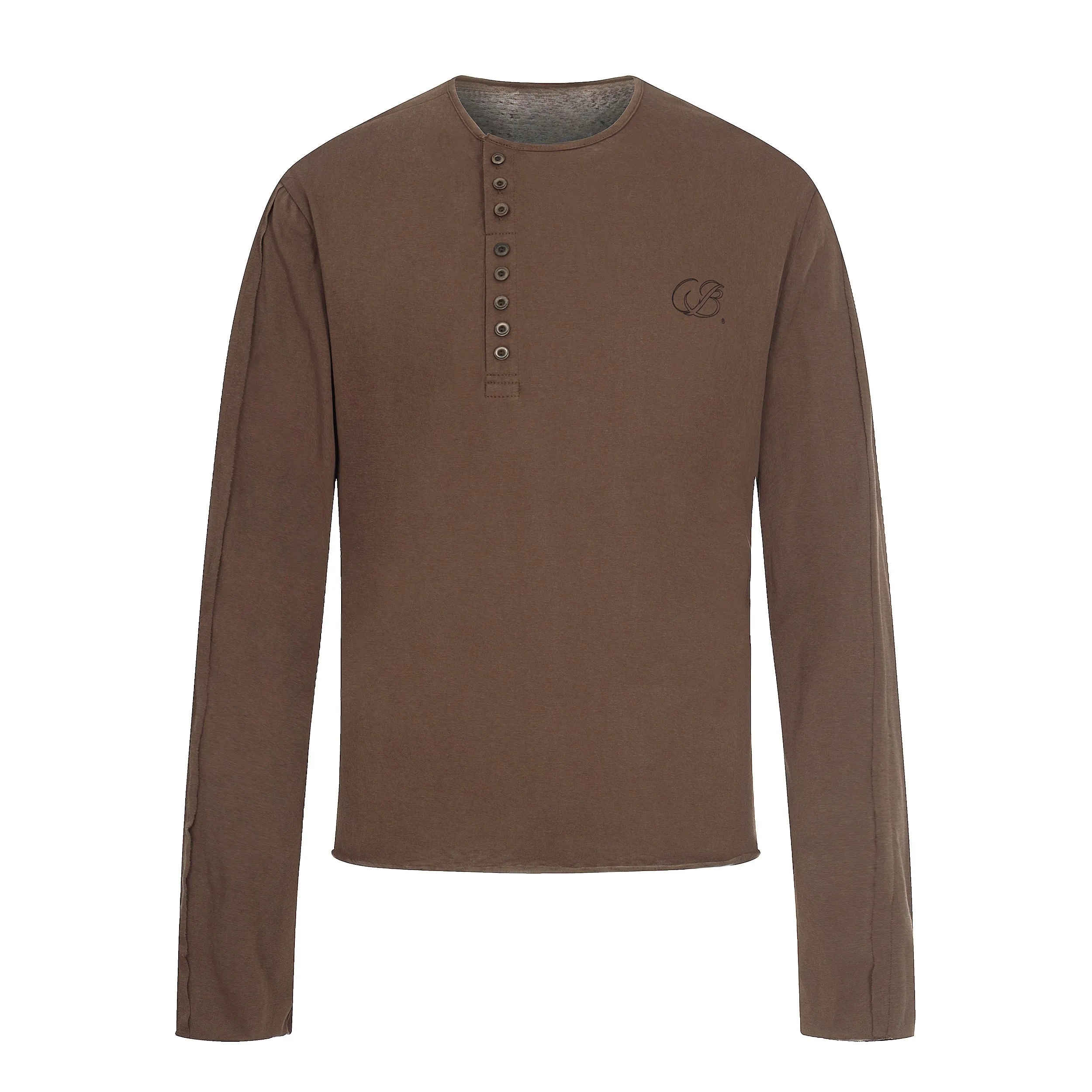 Omirad Classic Henley Long Sleeve Tee sold by Omirad product image thumbnail 4