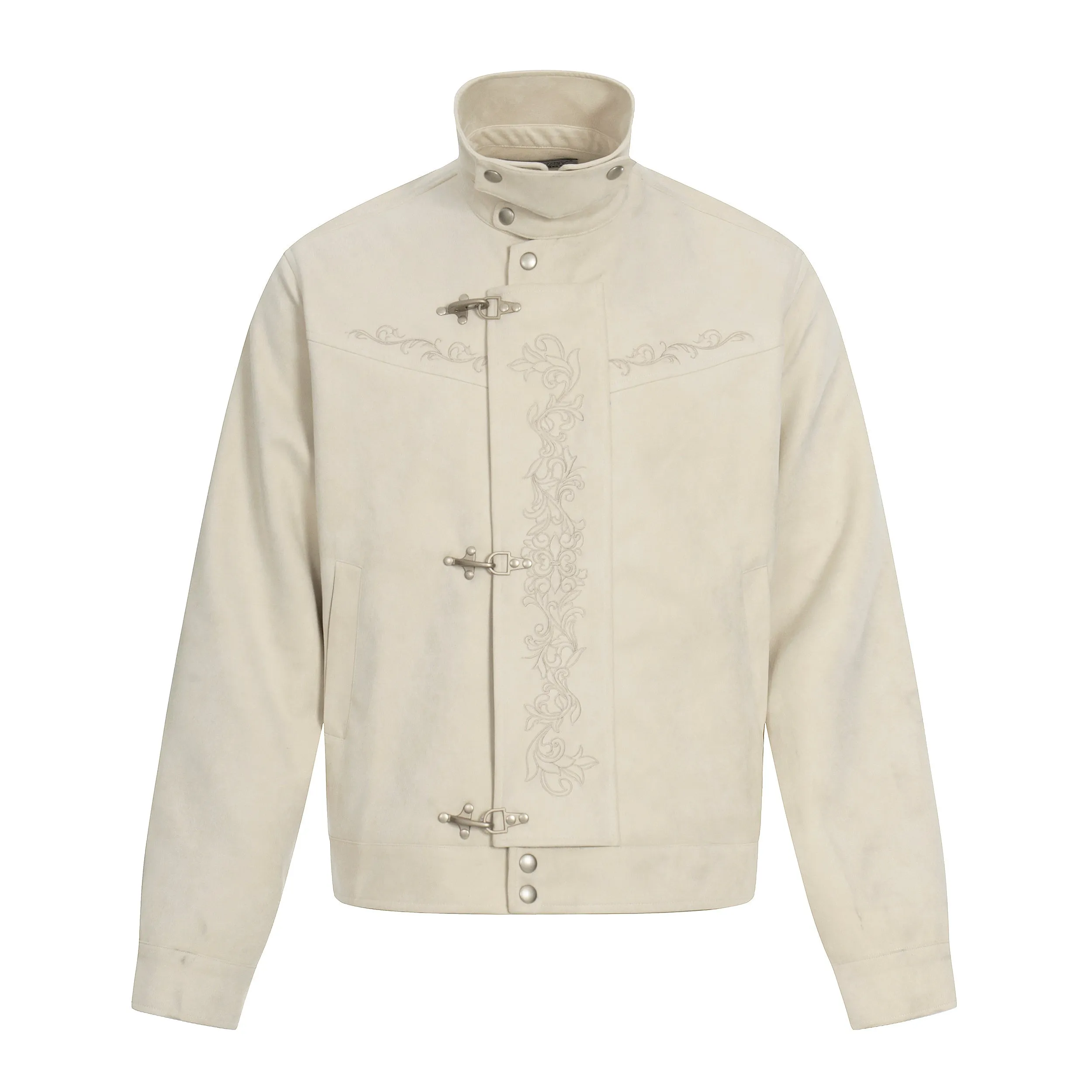 Omirad Toggle-Closure Embroidered Jacket sold by Omirad product image thumbnail 2