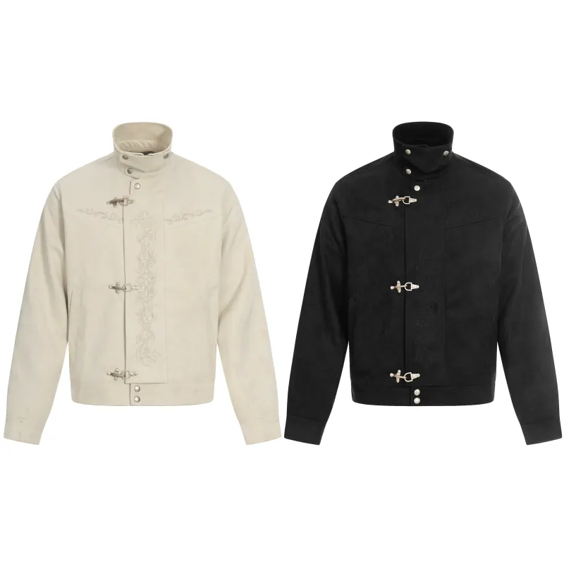 Omirad Toggle-Closure Embroidered Jacket made by Omirad