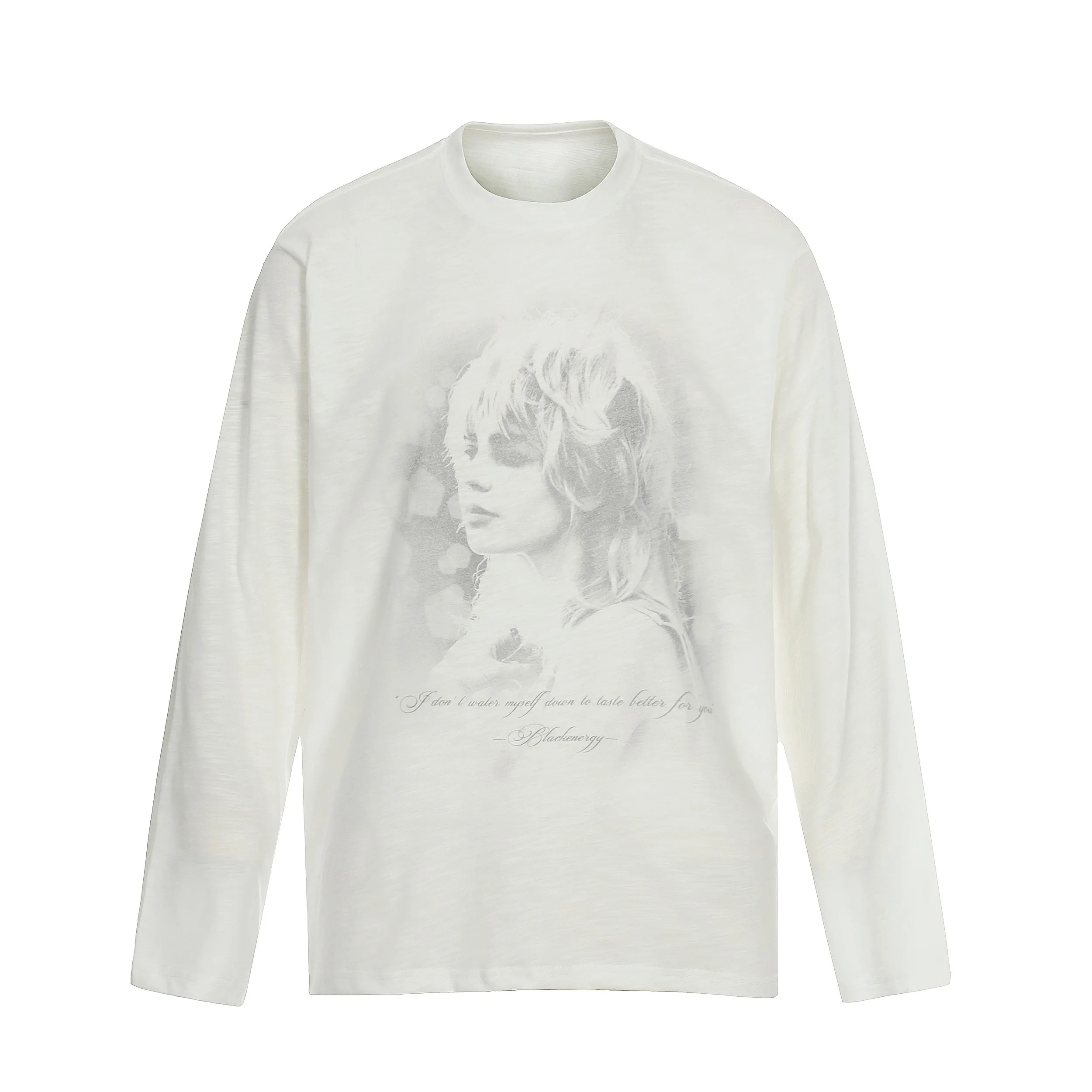 Omirad Vintage Portrait Graphic Long Sleeve Tee sold by Omirad product image thumbnail 2