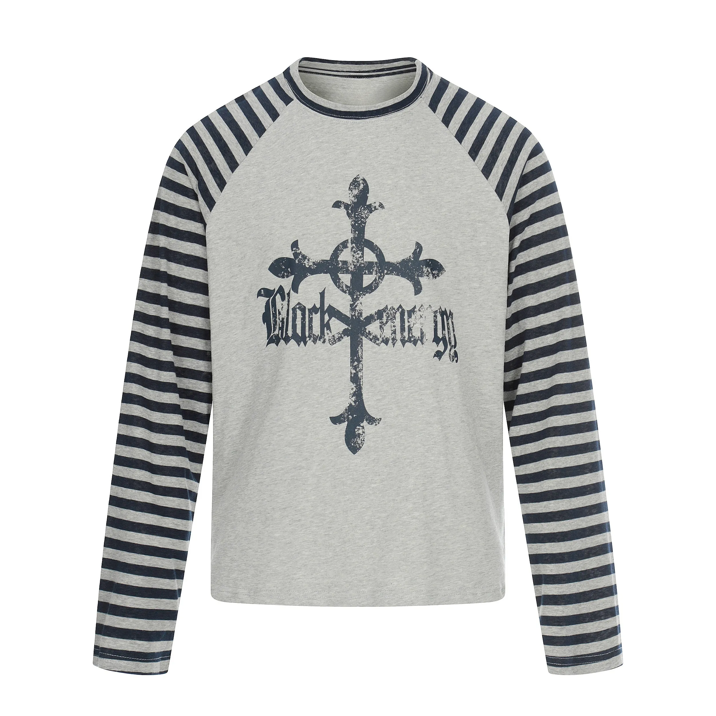 Omirad Cross Graphic Raglan Long Sleeve Tee sold by Omirad product image thumbnail 2