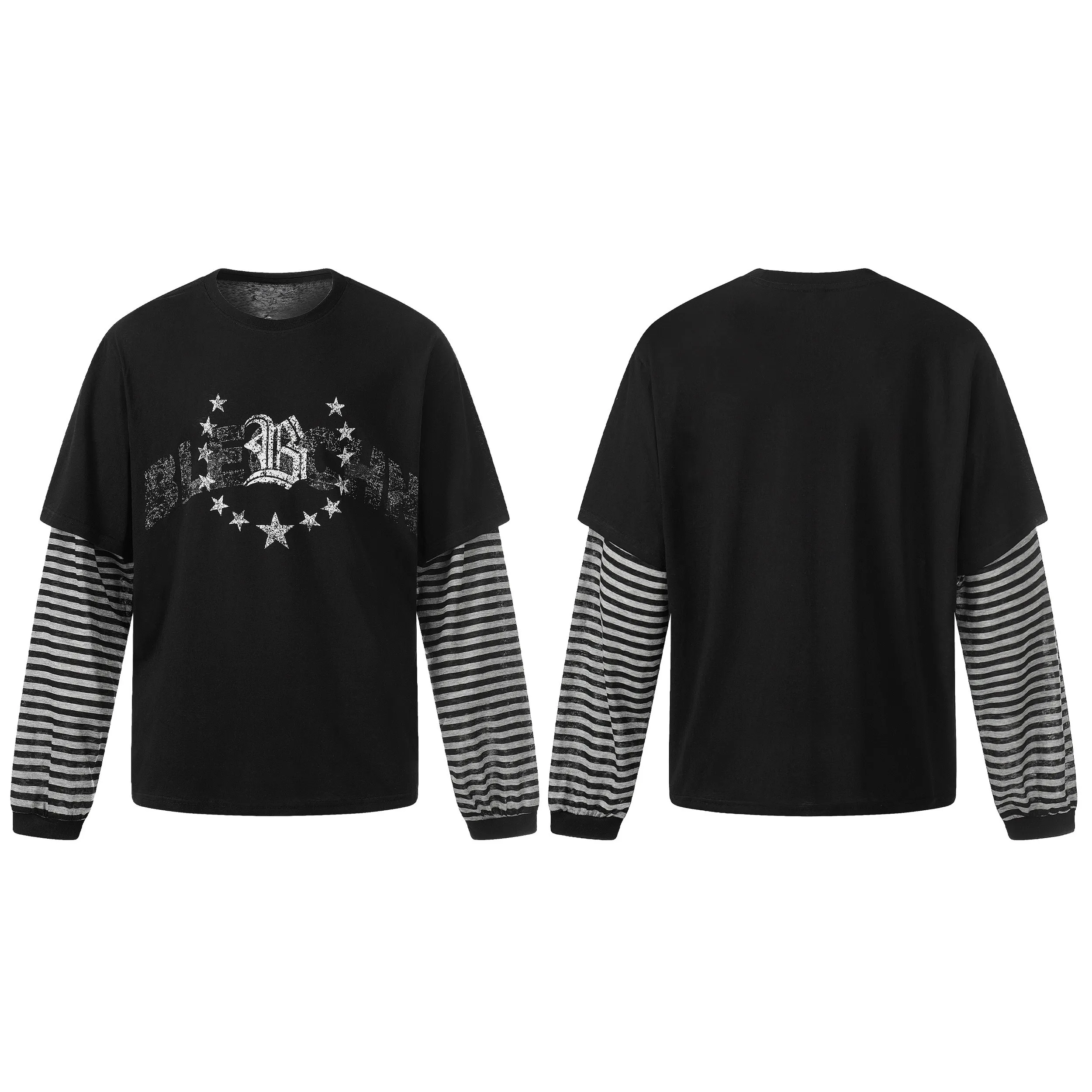 Omirad Layered Graphic Long Sleeve Tee sold by Omirad