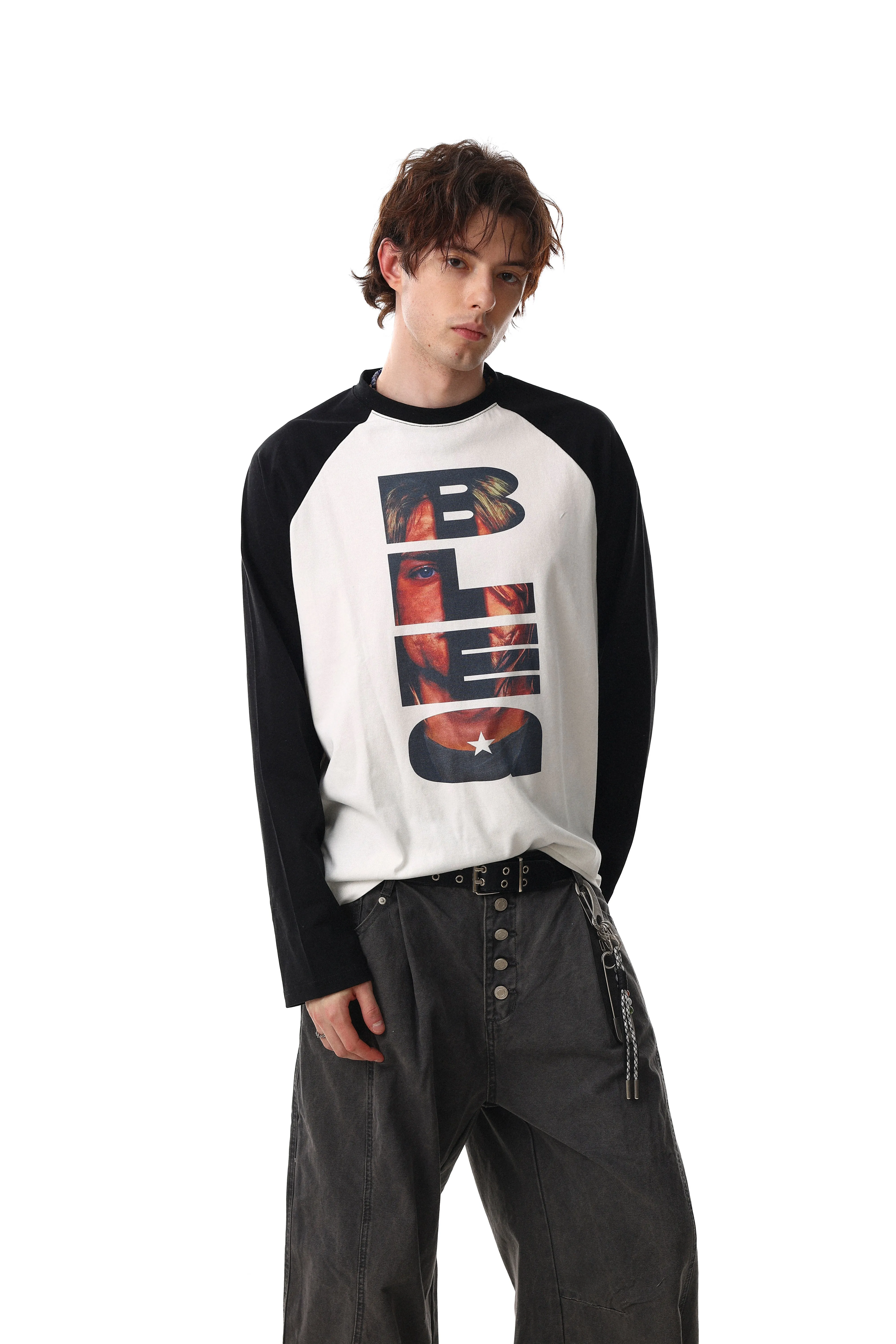 Omirad Graphic Raglan Long Sleeve Tee sold by Omirad product image thumbnail 5