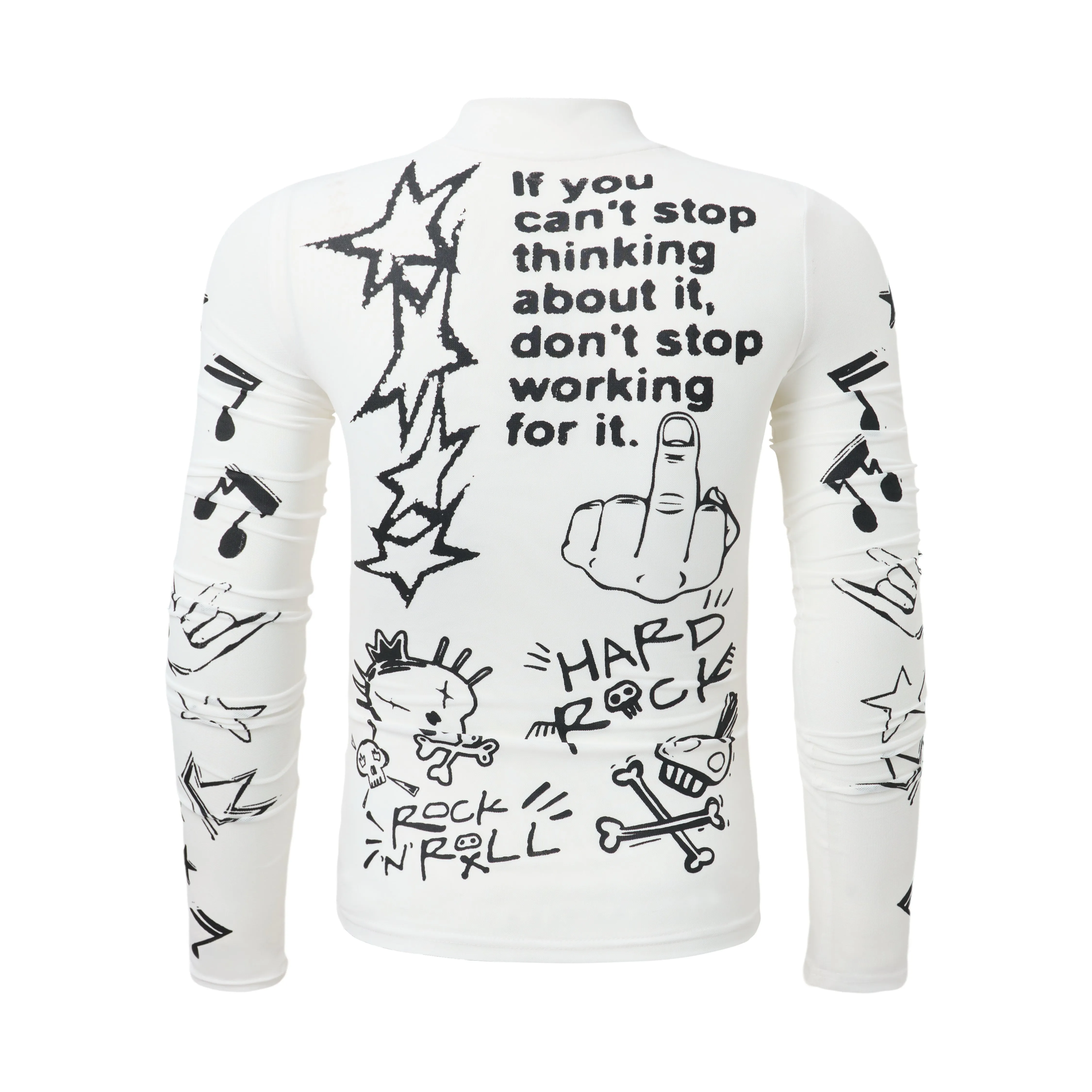 Omirad Graphic Long Sleeve Top sold by Omirad product image thumbnail 2
