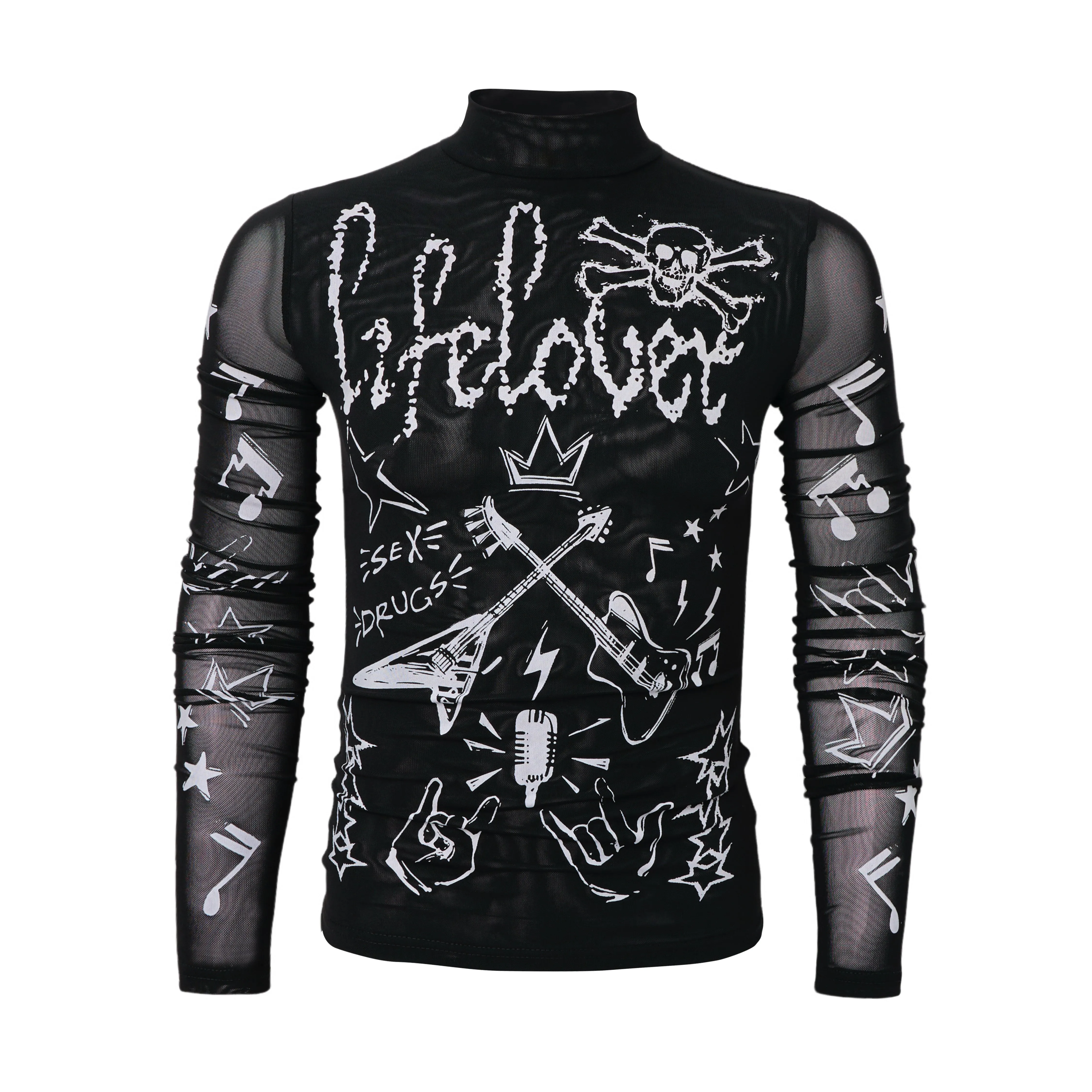 Omirad Graphic Long Sleeve Top sold by Omirad product image thumbnail 4