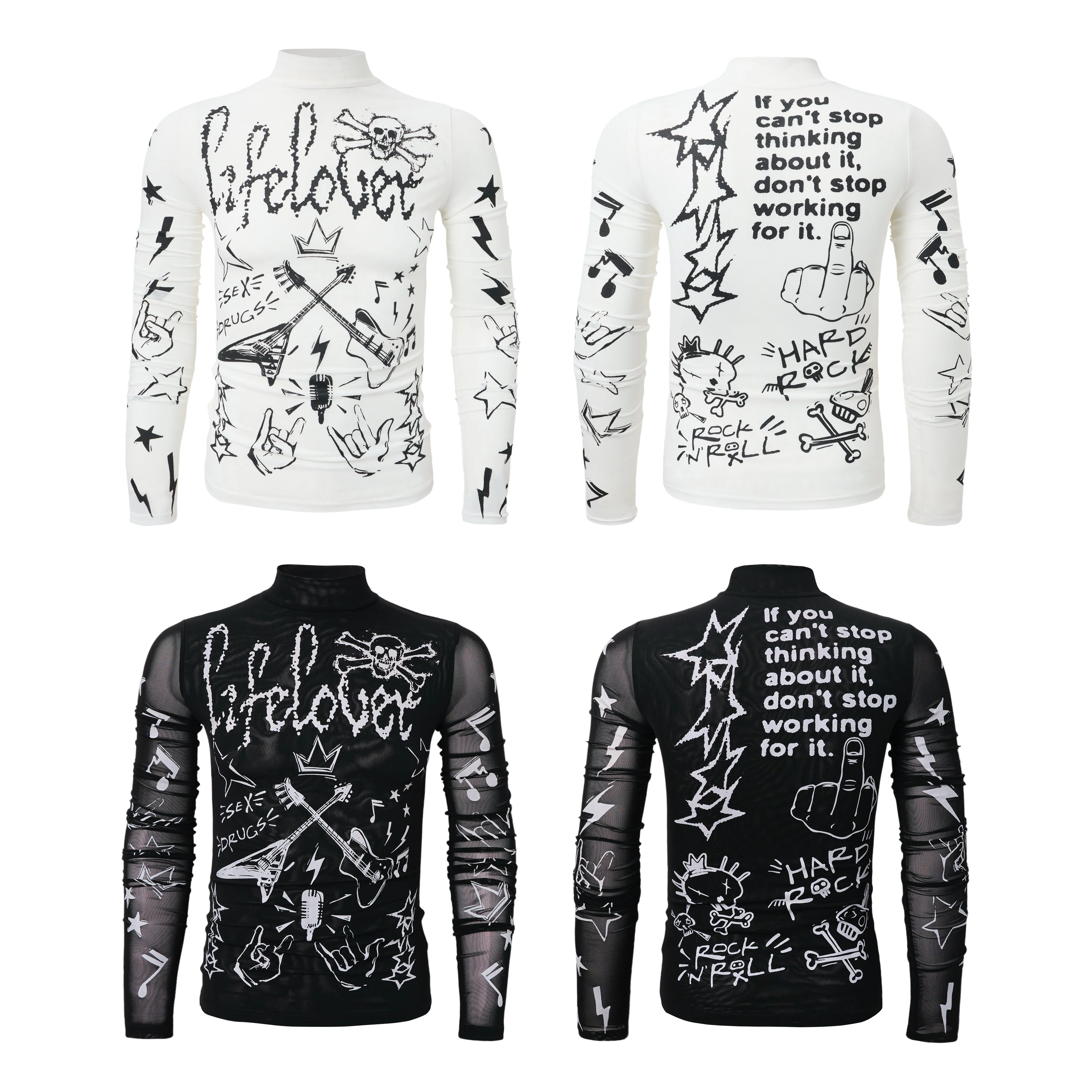 Omirad Graphic Long Sleeve Top sold by Omirad product image thumbnail 5