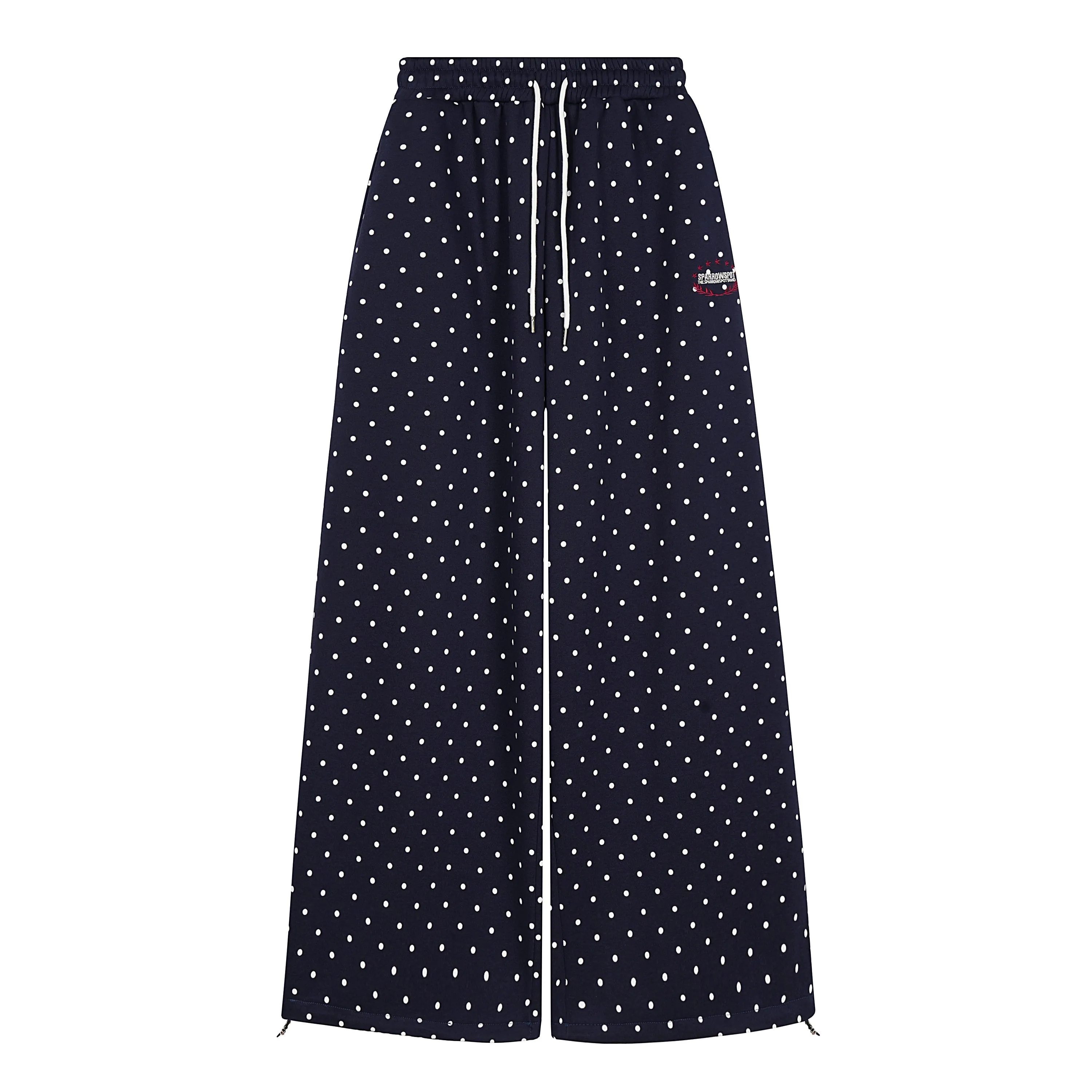 Omirad Polka Dot Wide-Leg Track Pants sold by Omirad product image thumbnail 5