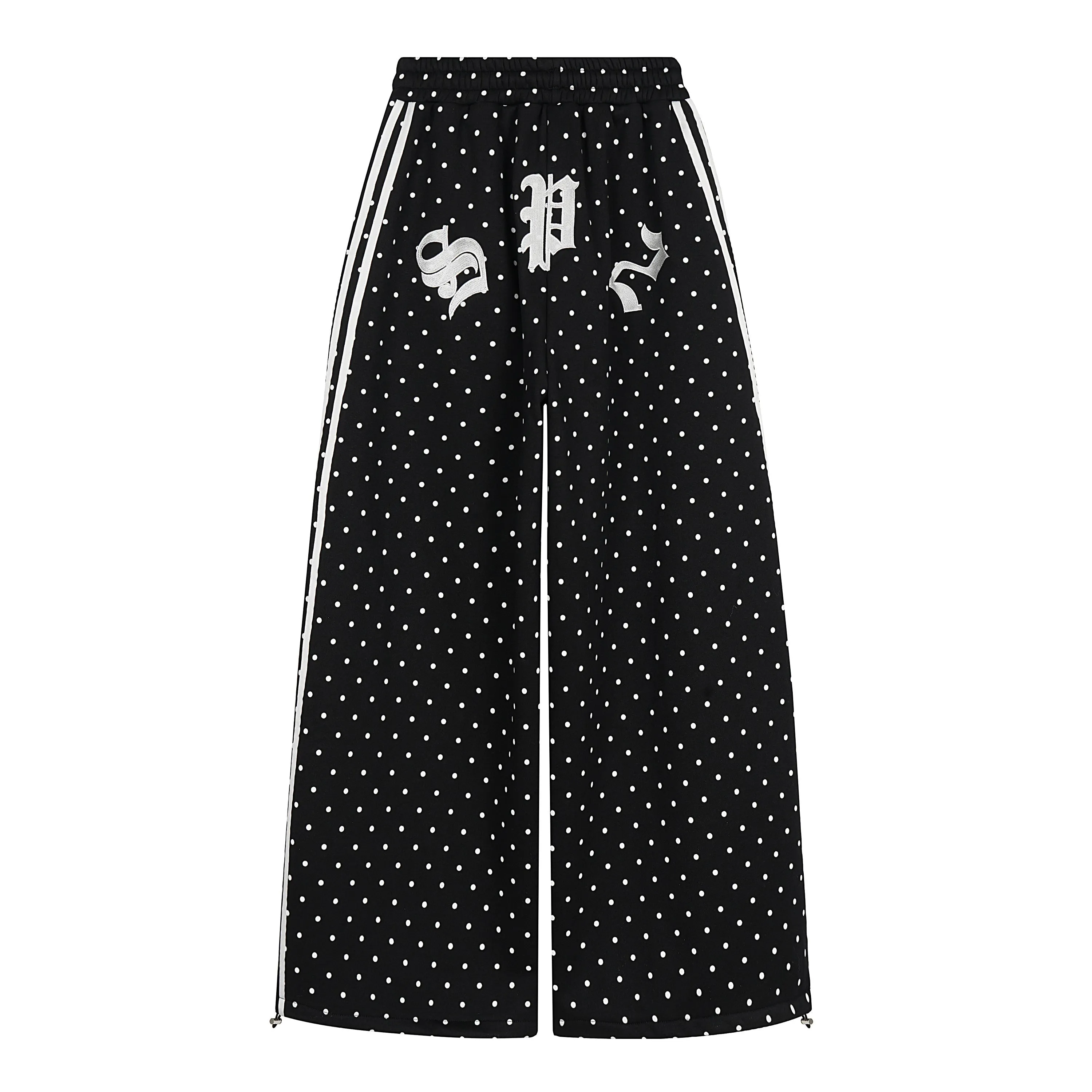 Omirad Polka Dot Wide-Leg Track Pants sold by Omirad product image thumbnail 4