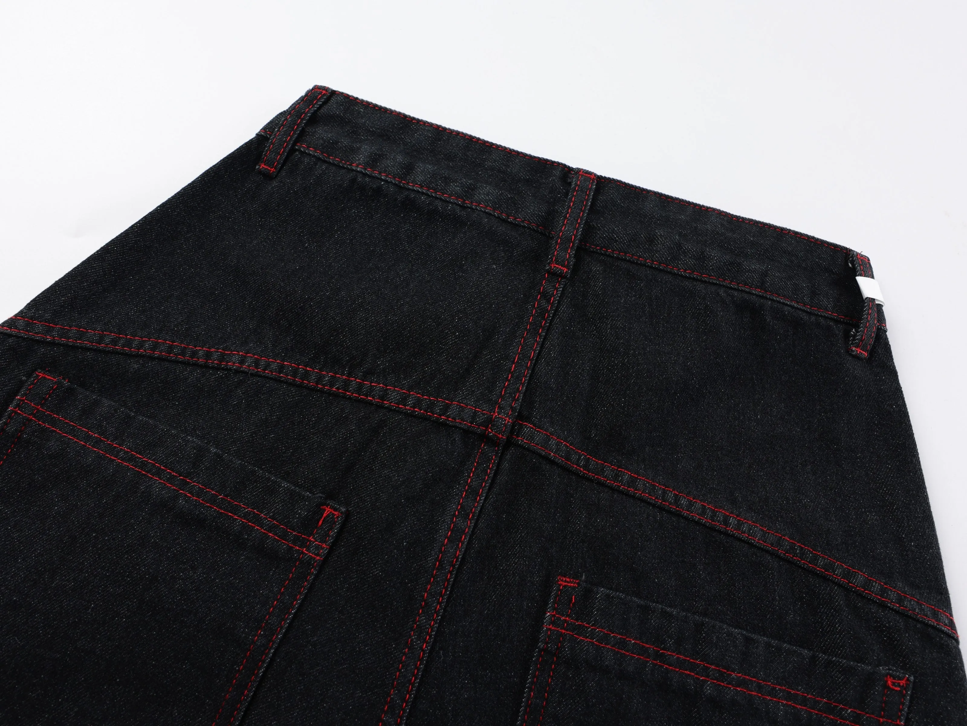 Omirad Dragon Embroidered Wide-Leg Denim Pants sold by Omirad product image thumbnail 5