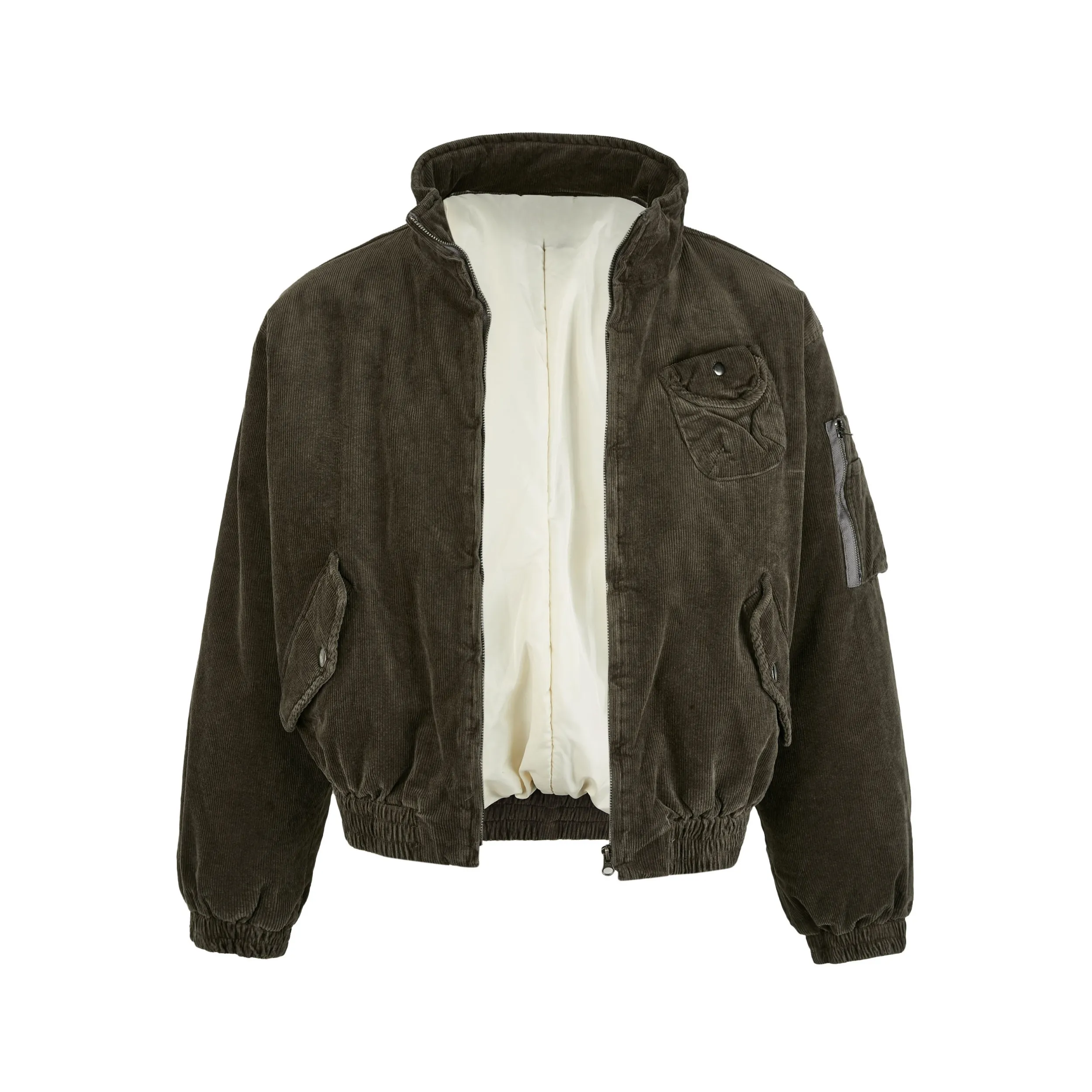 Omirad Corduroy Utility Bomber Jacket sold by Omirad product image thumbnail 5
