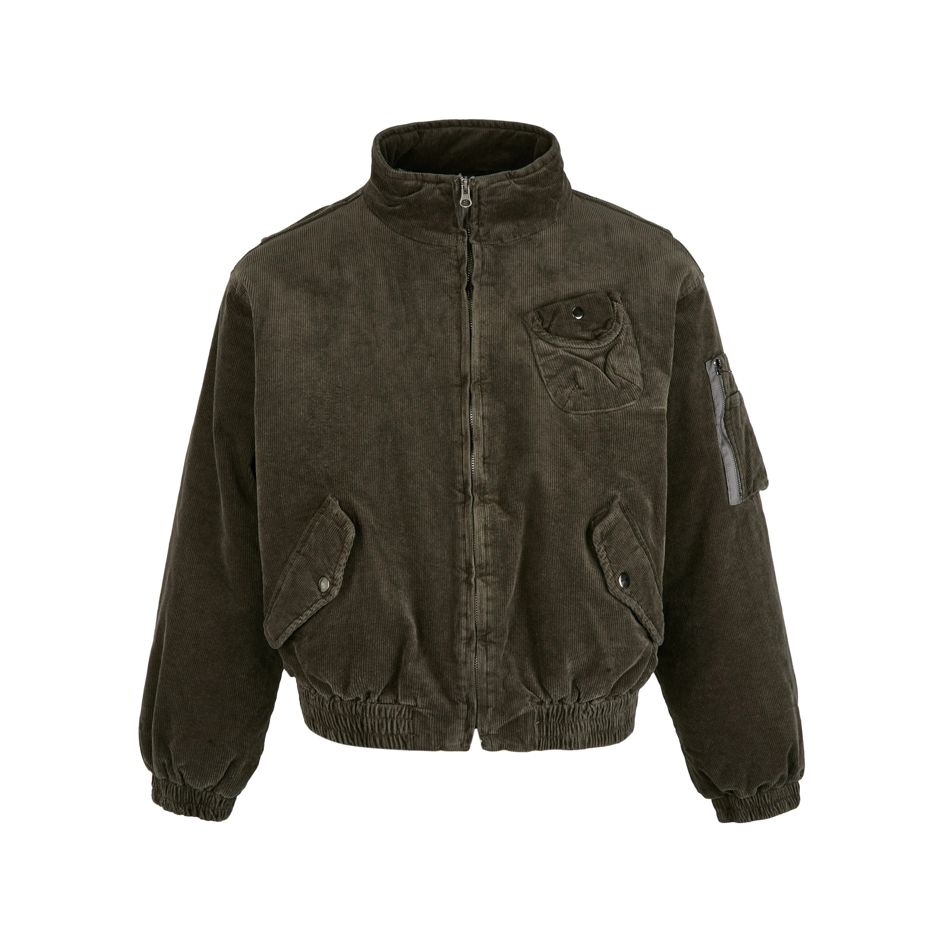 Omirad Corduroy Utility Bomber Jacket sold by Omirad product image thumbnail 4
