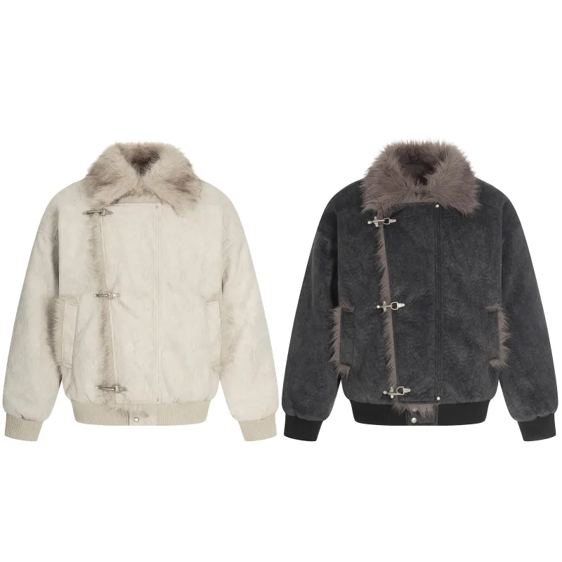 Omirad Fur-Trim Toggle Jacket made by Omirad