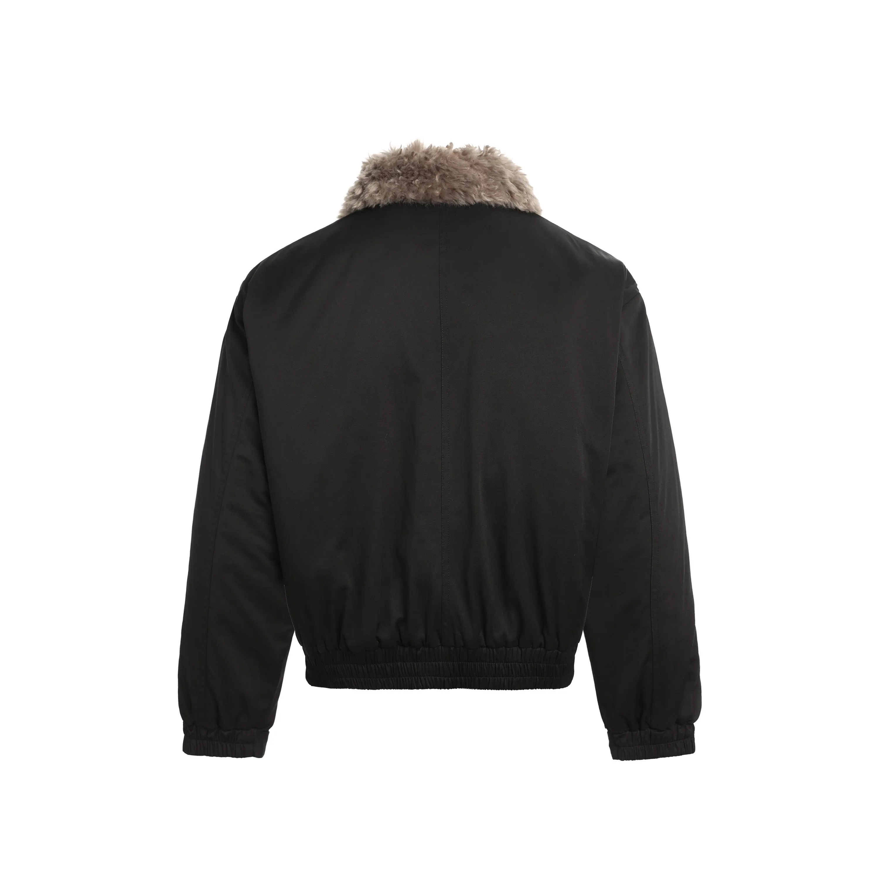 Omirad Faux-Fur Trim Bomber Jacket sold by Omirad product image thumbnail 5