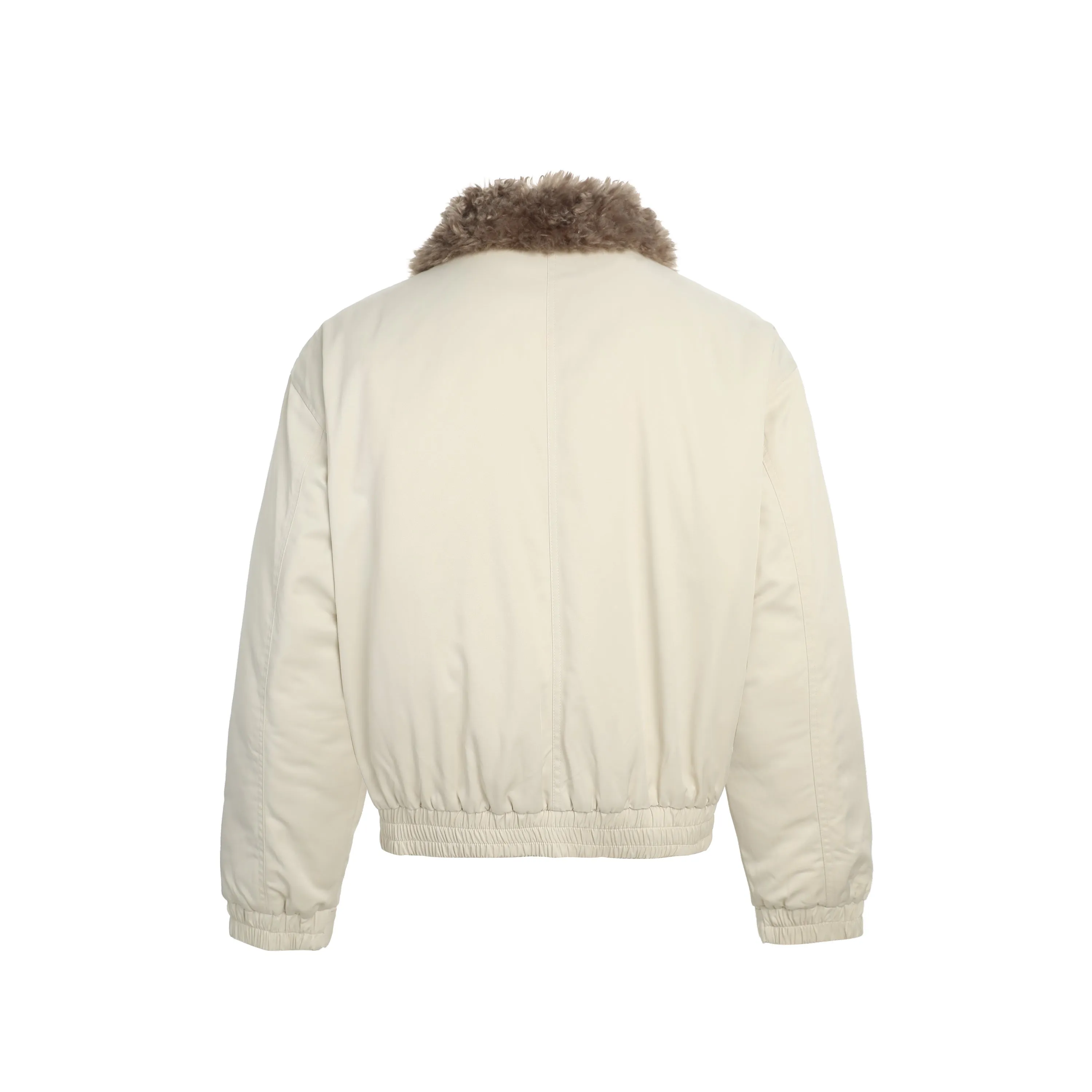 Omirad Faux-Fur Trim Bomber Jacket sold by Omirad product image thumbnail 3