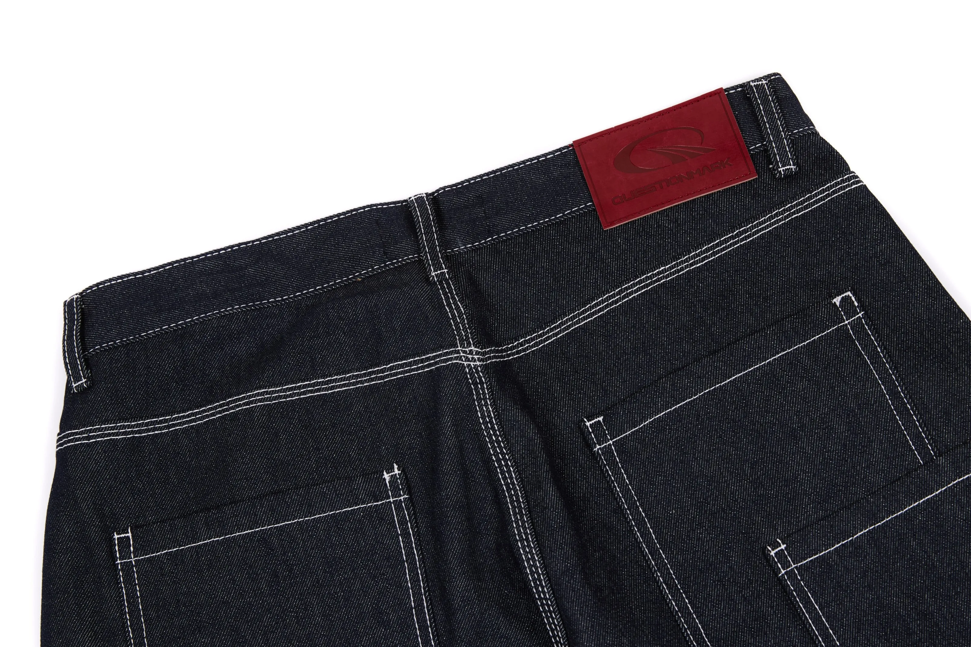 Omirad Panel-Stitch Wide-Leg Denim Pants sold by Omirad product image thumbnail 4