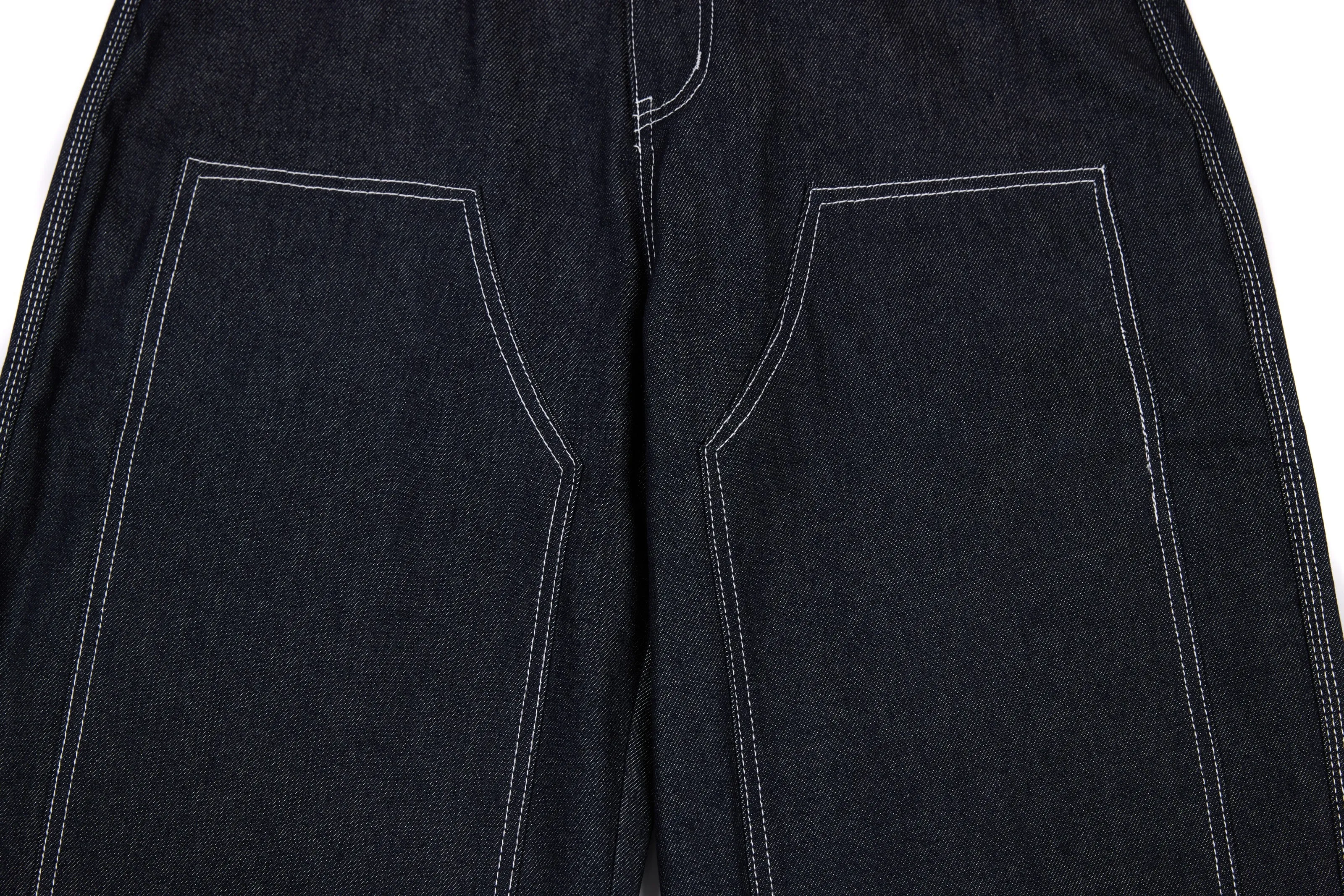 Omirad Panel-Stitch Wide-Leg Denim Pants sold by Omirad product image thumbnail 5