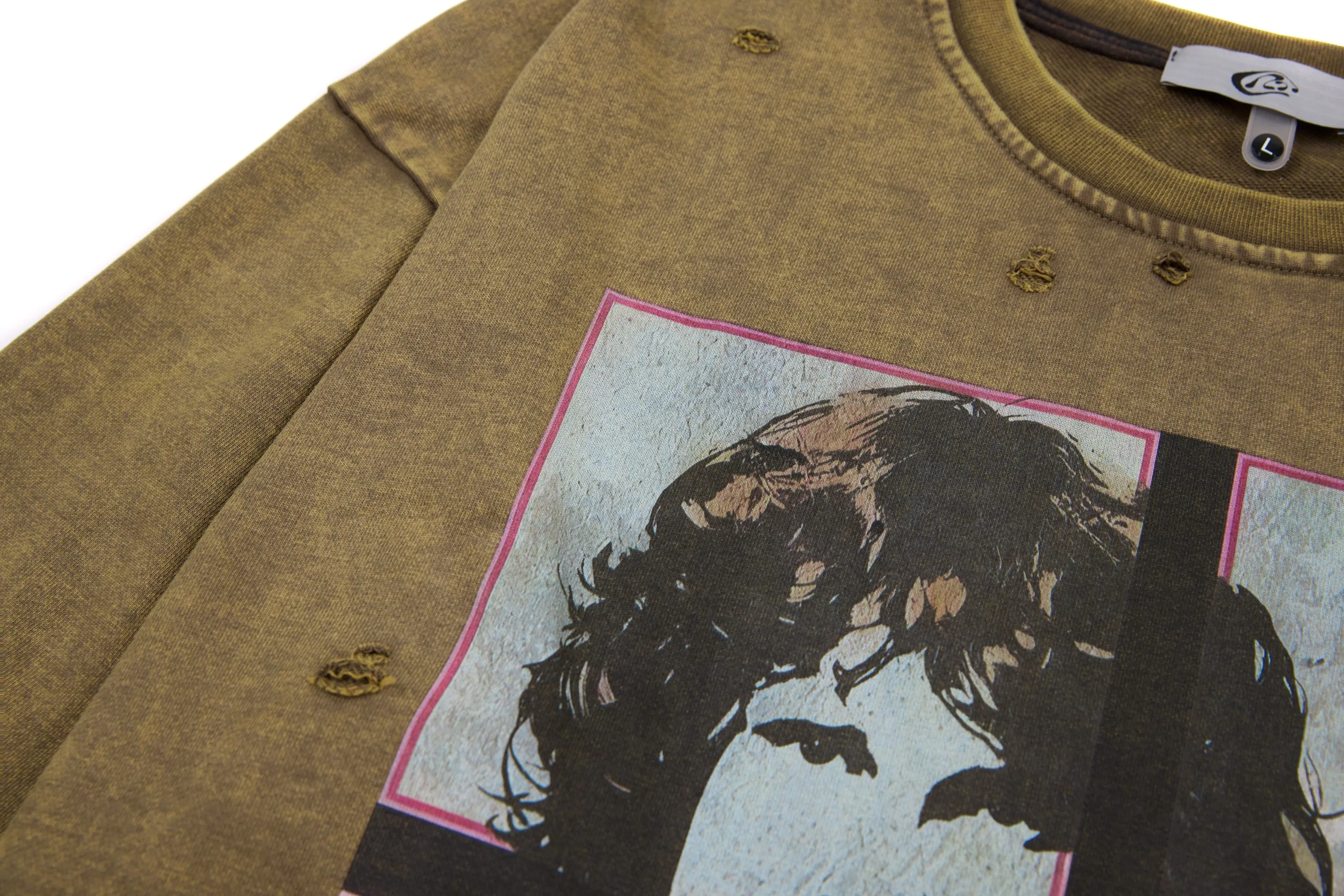 Omirad Vintage Graphic Long Sleeve Tee sold by Omirad product image thumbnail 4