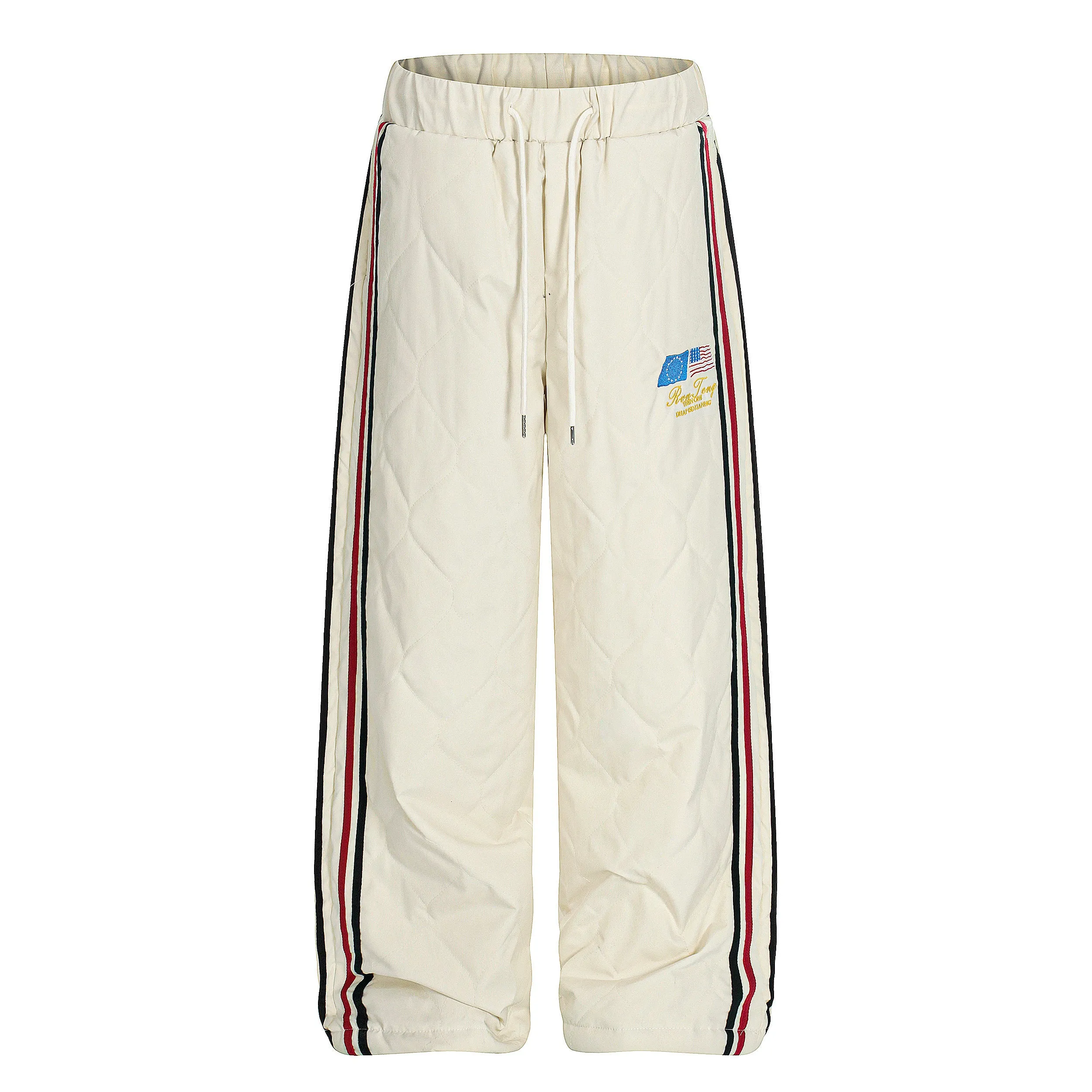 Omirad Quilted Track Wide-Leg Pants sold by Omirad product image thumbnail 3