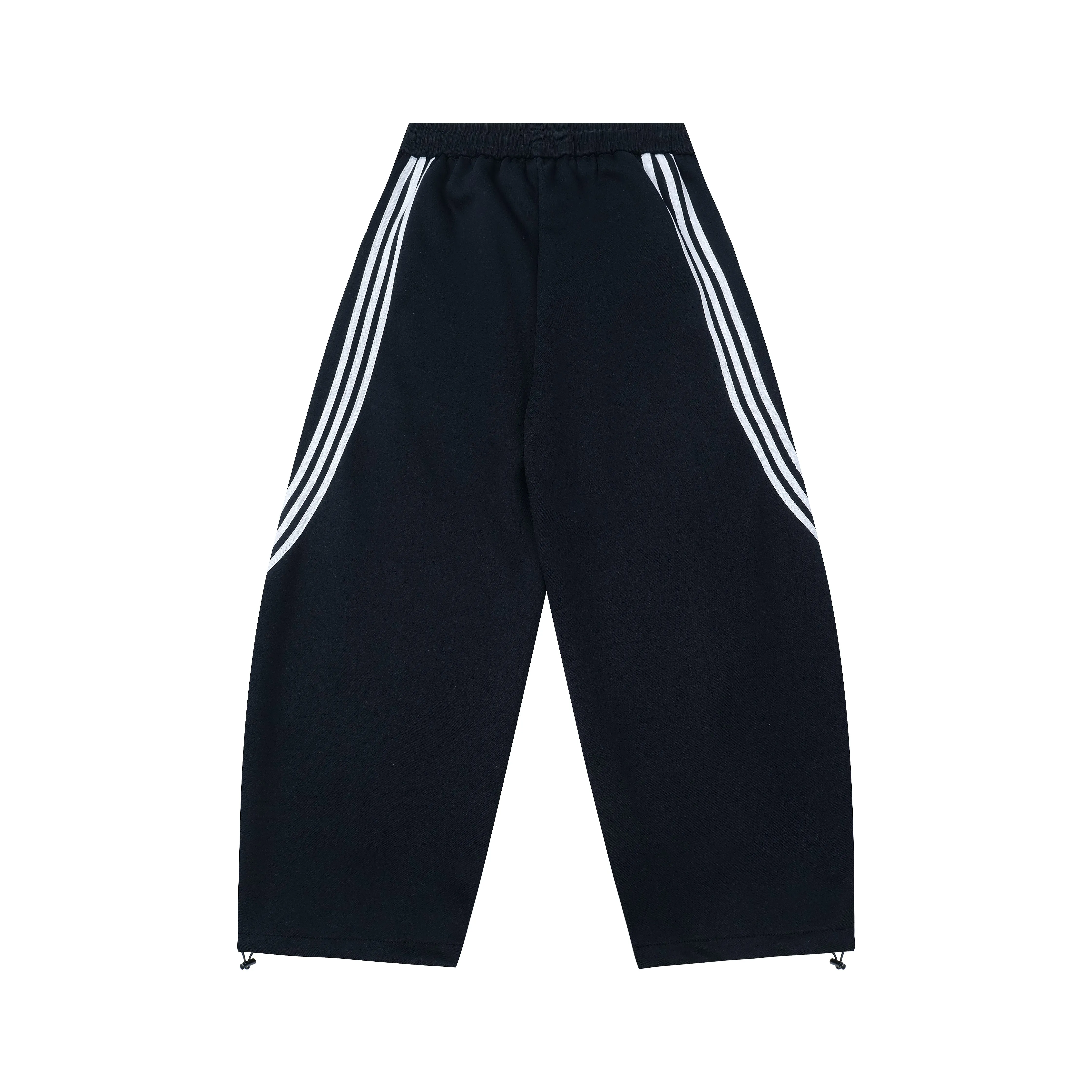 Omirad Curved Stripe Wide-Leg Track Pants sold by Omirad product image thumbnail 3