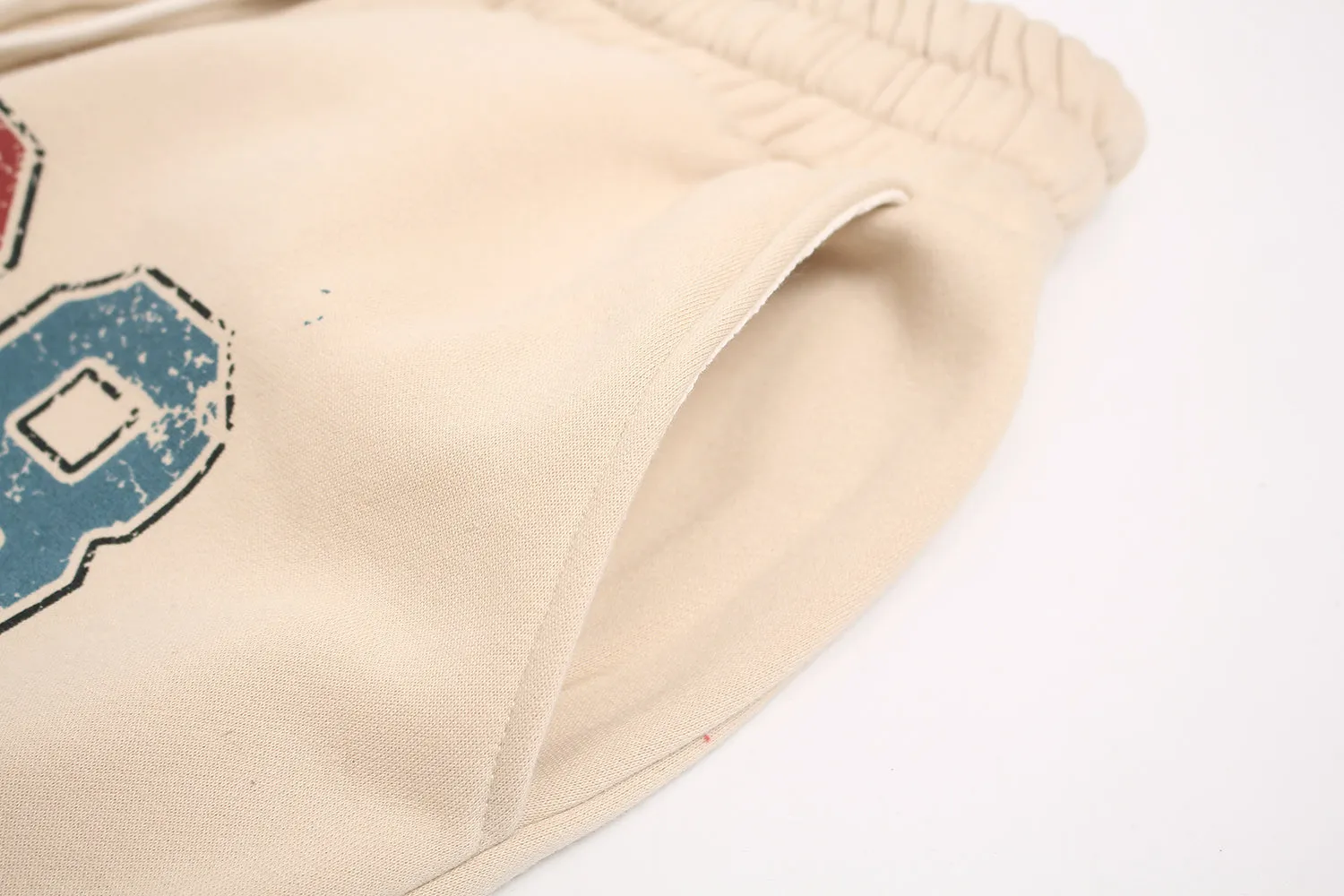 Omirad Fleece-Lined Family Letter Wide-Leg Sweatpants sold by Omirad product image thumbnail 5