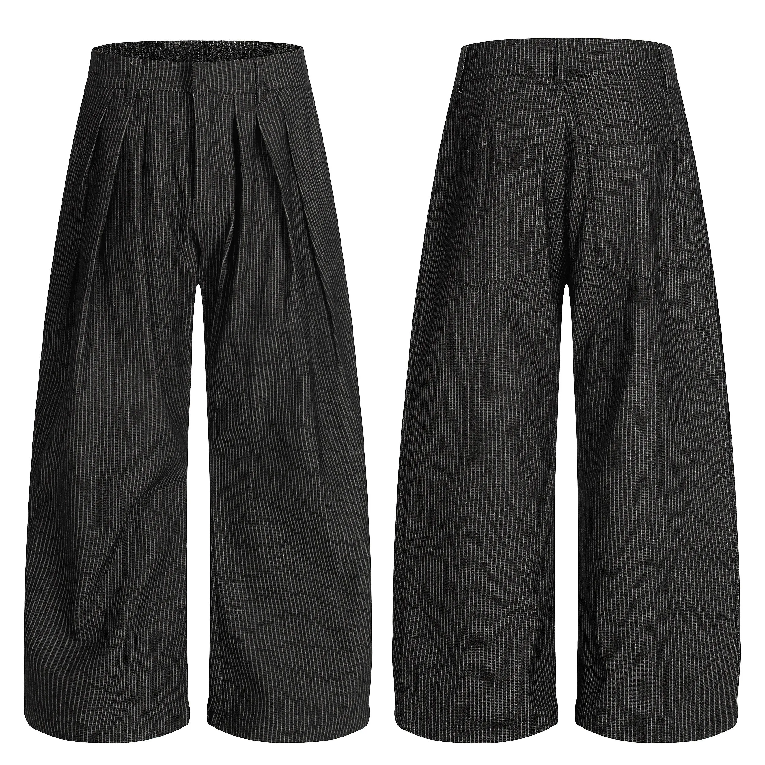 Omirad Striped Wide-Leg Trousers sold by Omirad