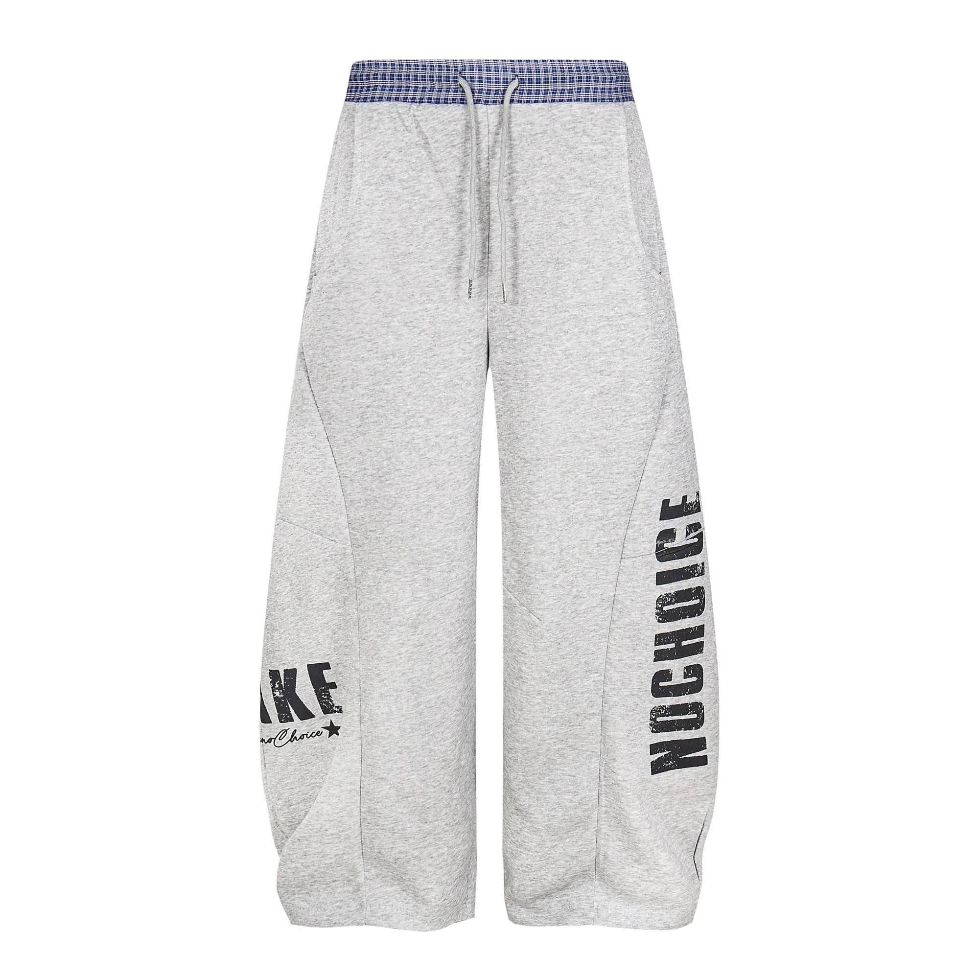 Omirad Double-Waist Checkered Print Track Pants sold by Omirad product image thumbnail 3