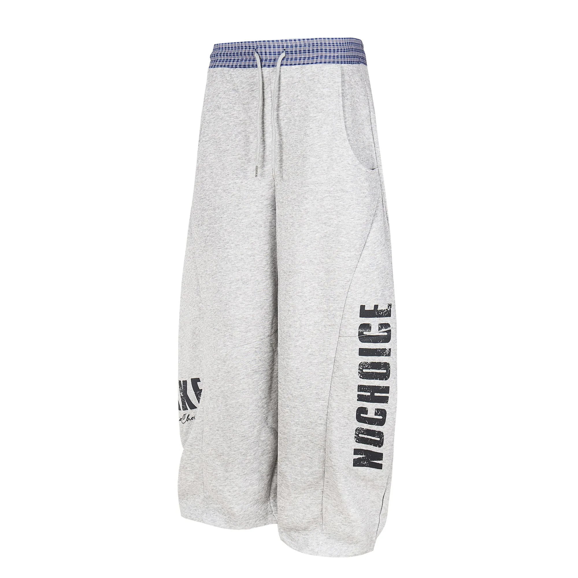 Omirad Double-Waist Checkered Print Track Pants sold by Omirad product image thumbnail 4