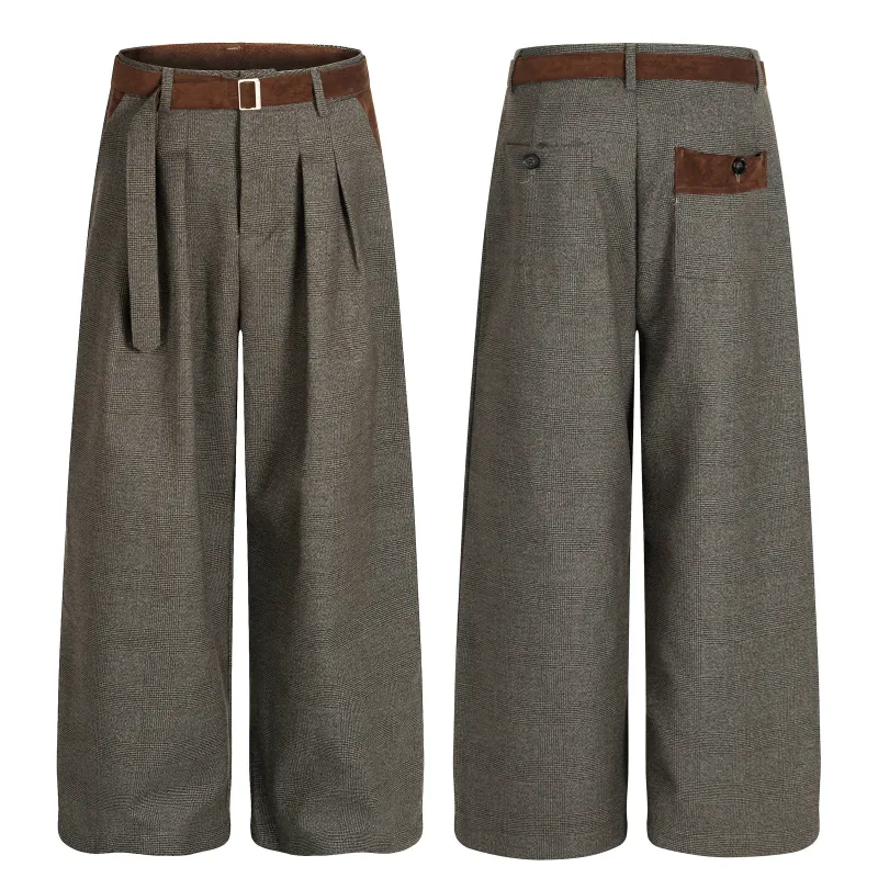 Omirad Vintage Wide-Leg Suit Pants made by Omirad