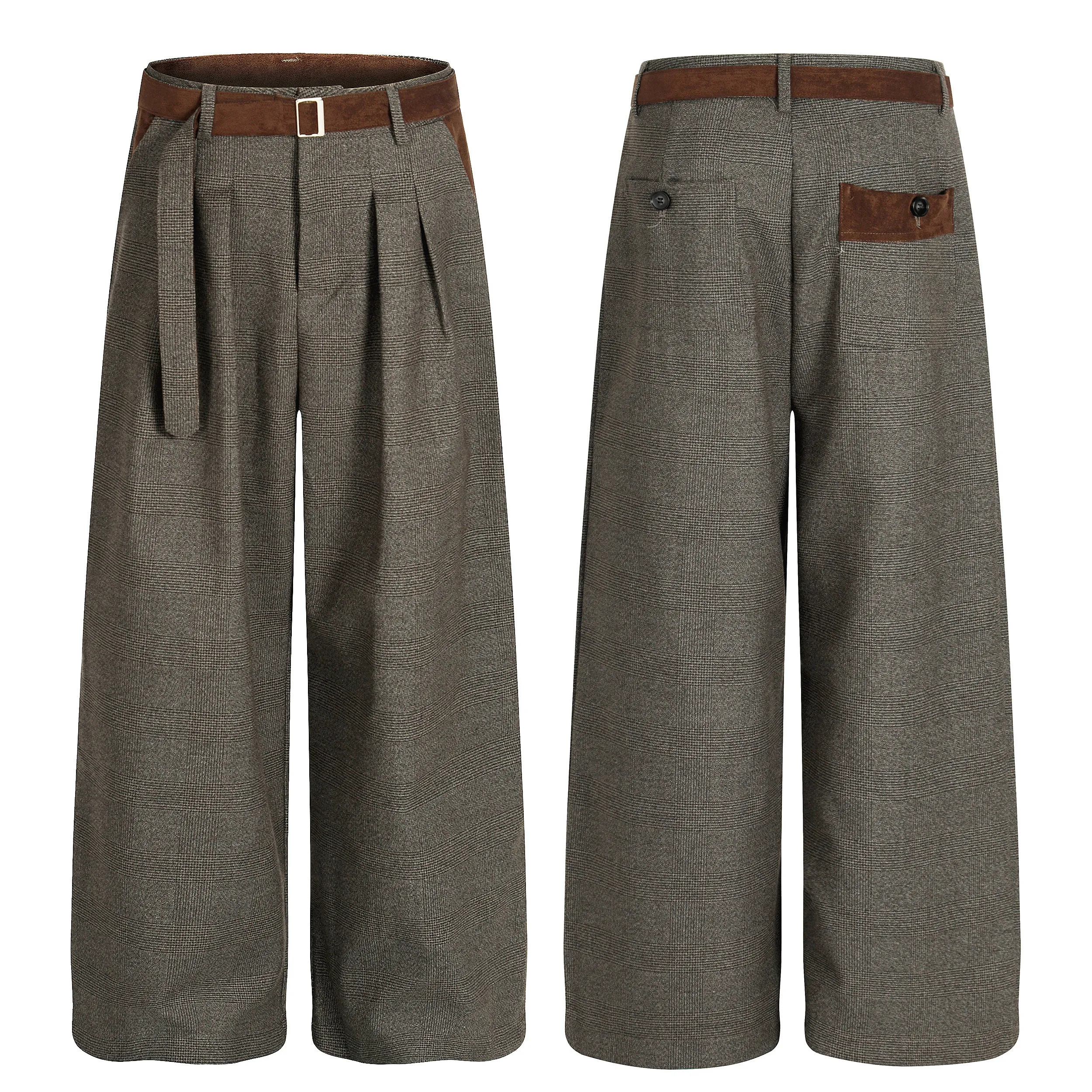 Omirad Vintage Wide-Leg Suit Pants sold by Omirad